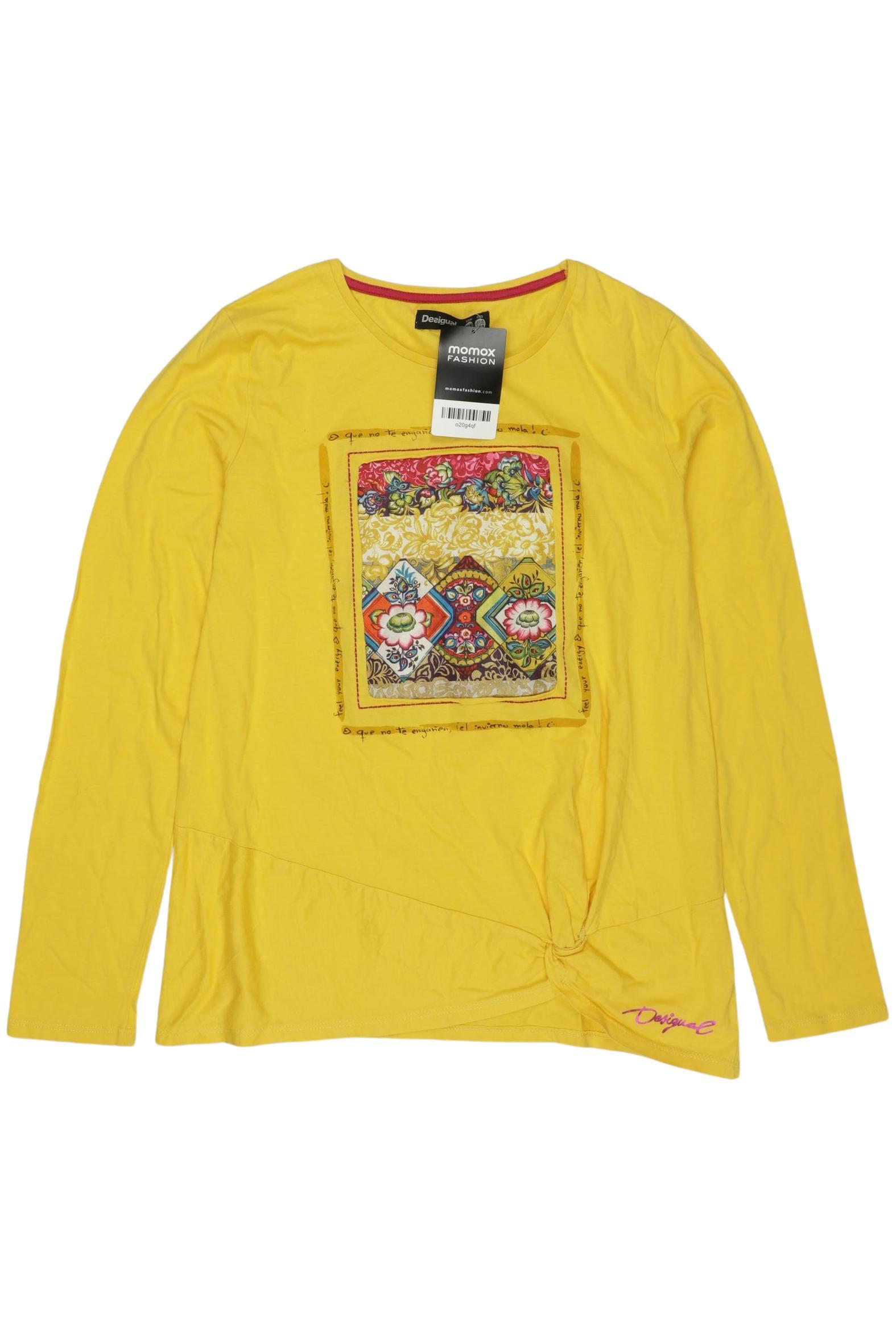 

Desigual Damen Langarmshirt, gelb, Gr. 158/164