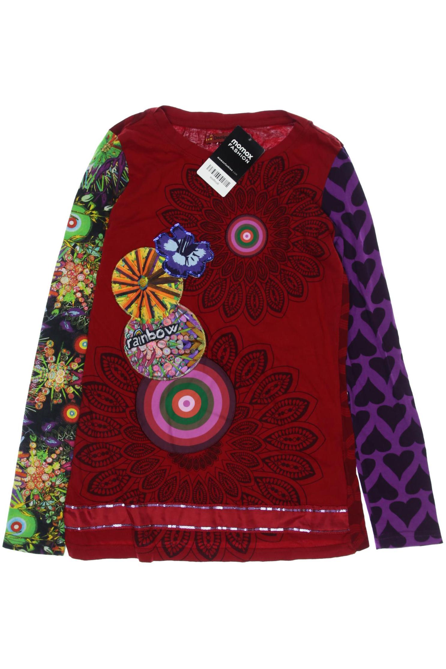 

Desigual Damen Langarmshirt, rot, Gr. 164