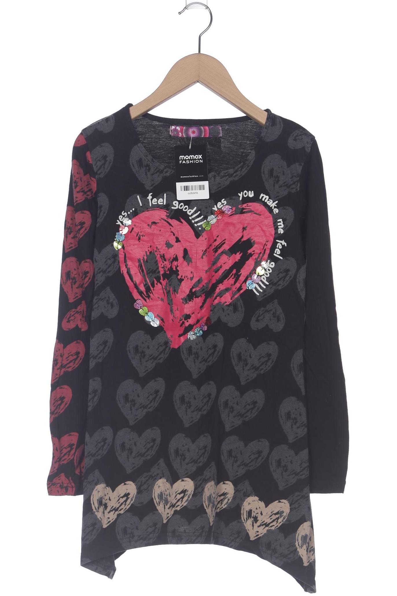 

Desigual Damen Langarmshirt, schwarz, Gr. 158/164