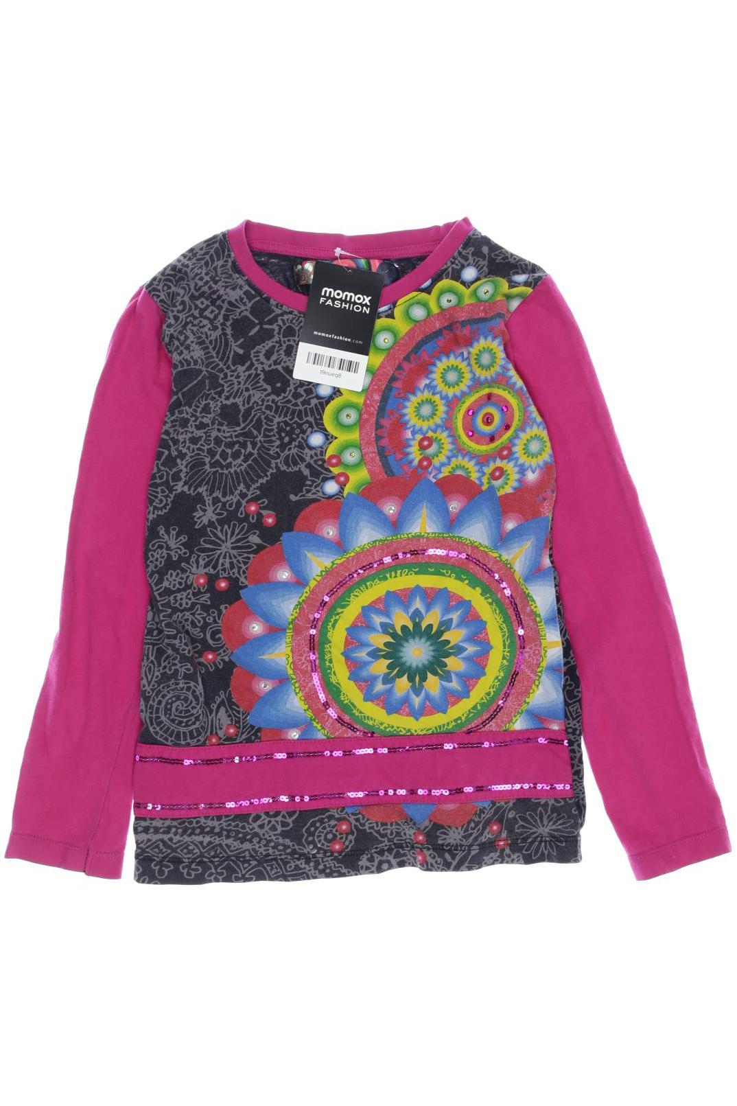 

Desigual Damen Langarmshirt, pink, Gr. 122