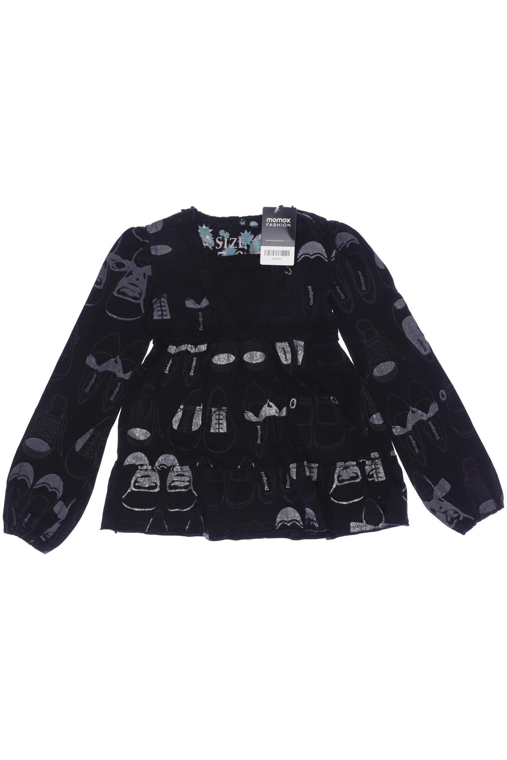 

Desigual Damen Langarmshirt, schwarz, Gr. 128