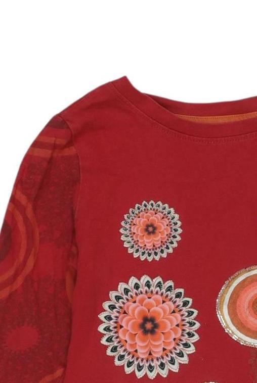Thumbnail - Desigual Mädchen Langarmshirt, rot, Gr. 116
