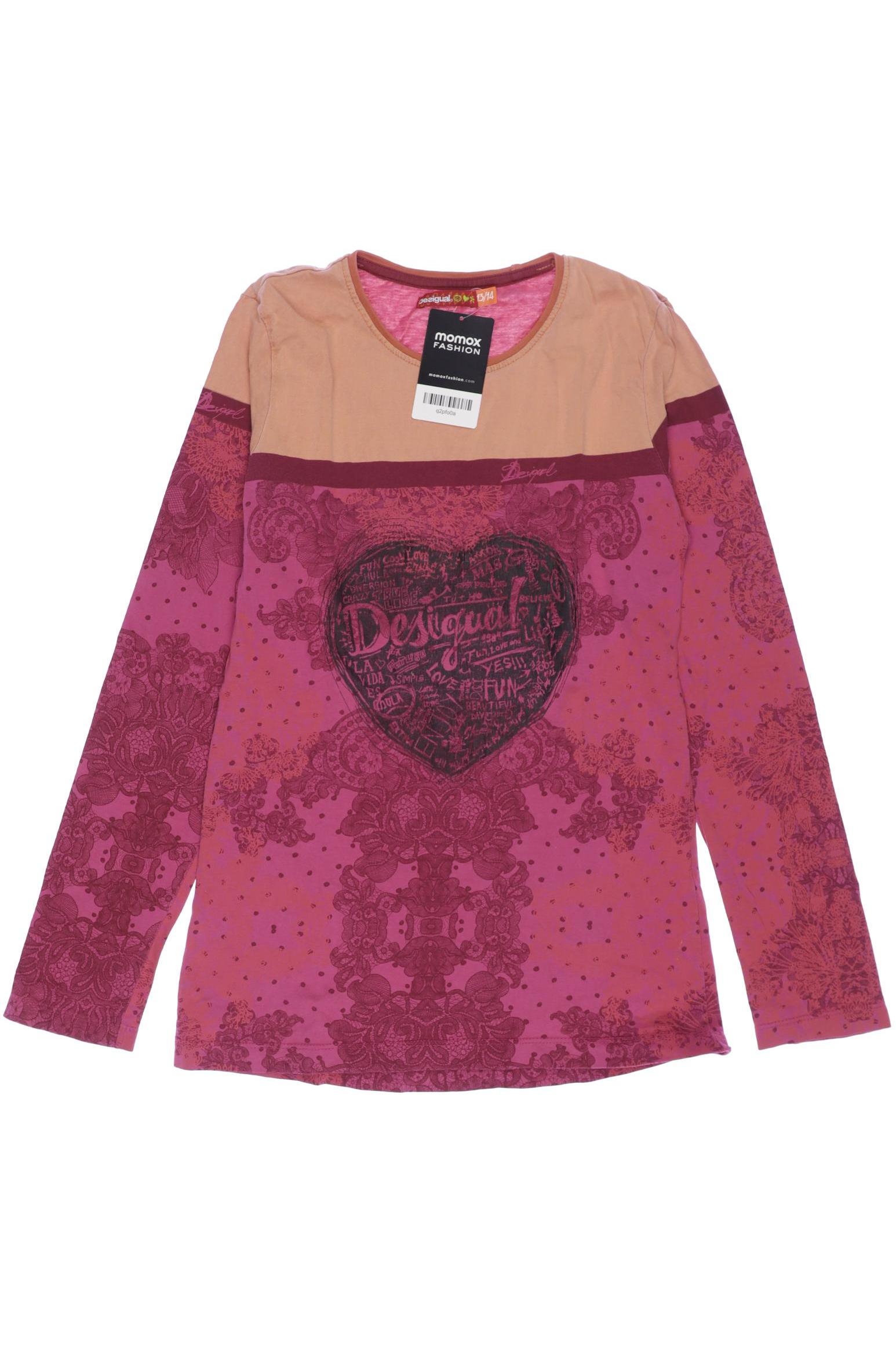 

Desigual Damen Langarmshirt, pink, Gr. 164