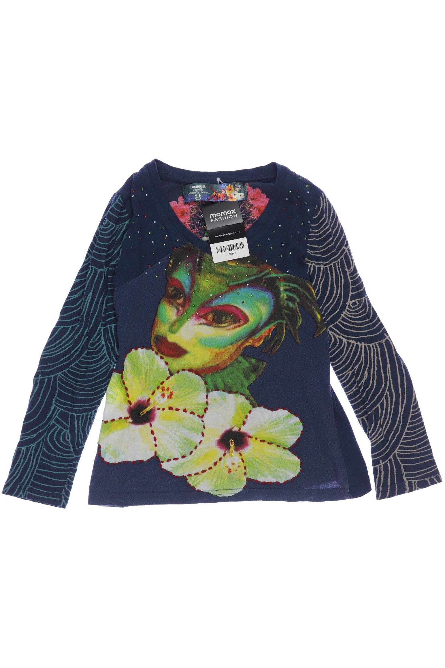 

Desigual Mädchen Langarmshirt, marineblau