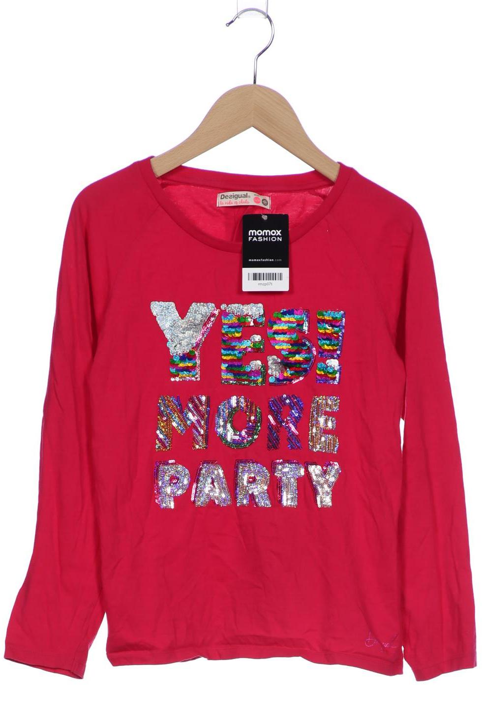 

Desigual Damen Langarmshirt, pink, Gr. 146