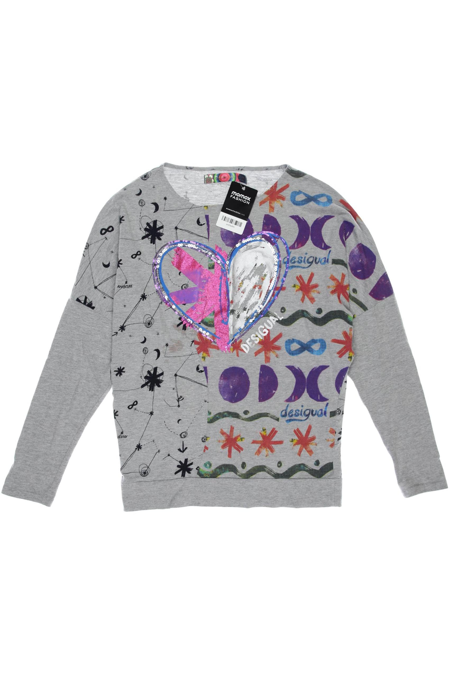 

Desigual Damen Langarmshirt, grau, Gr. 158