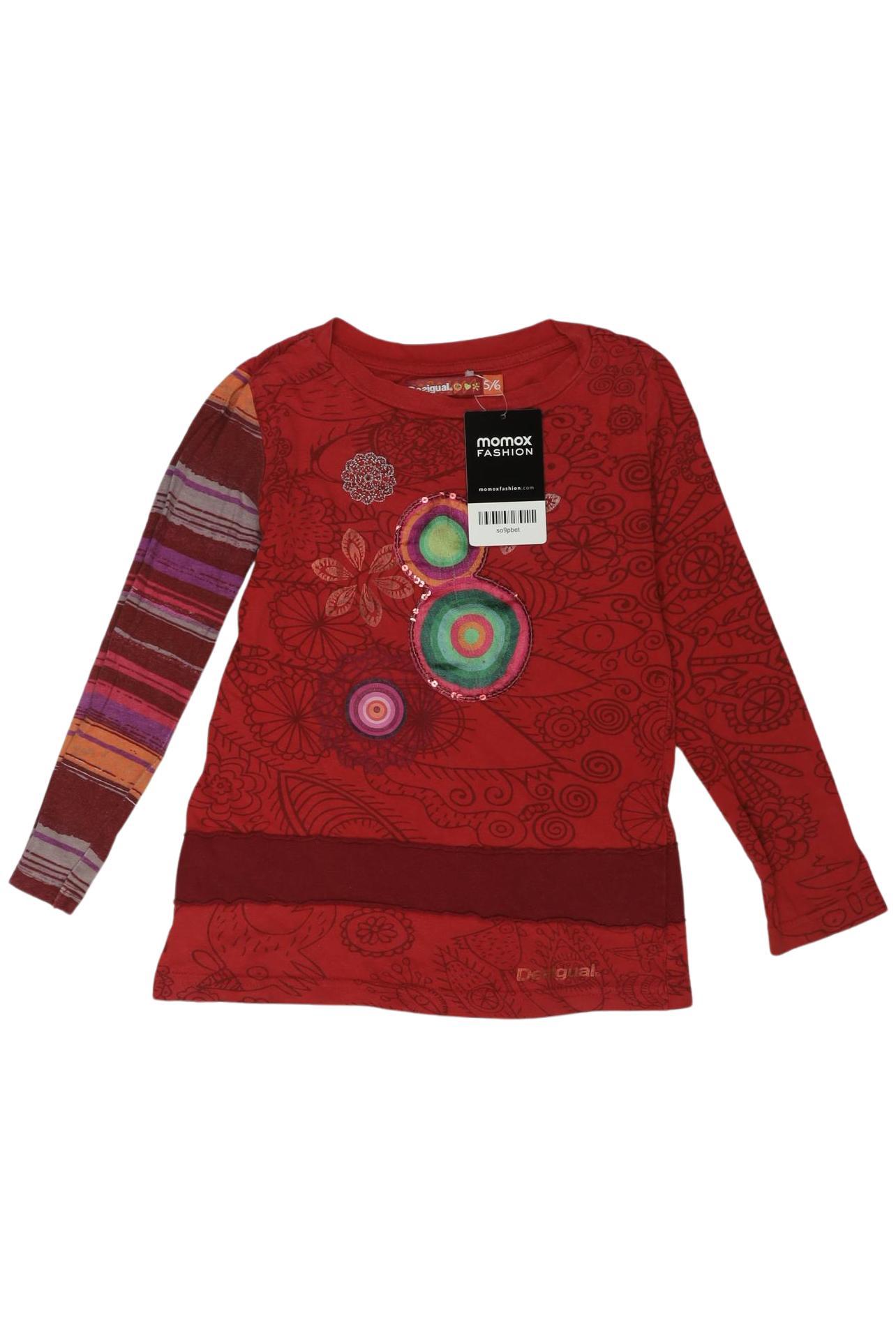 

Desigual Mädchen Langarmshirt, rot, Gr. 116