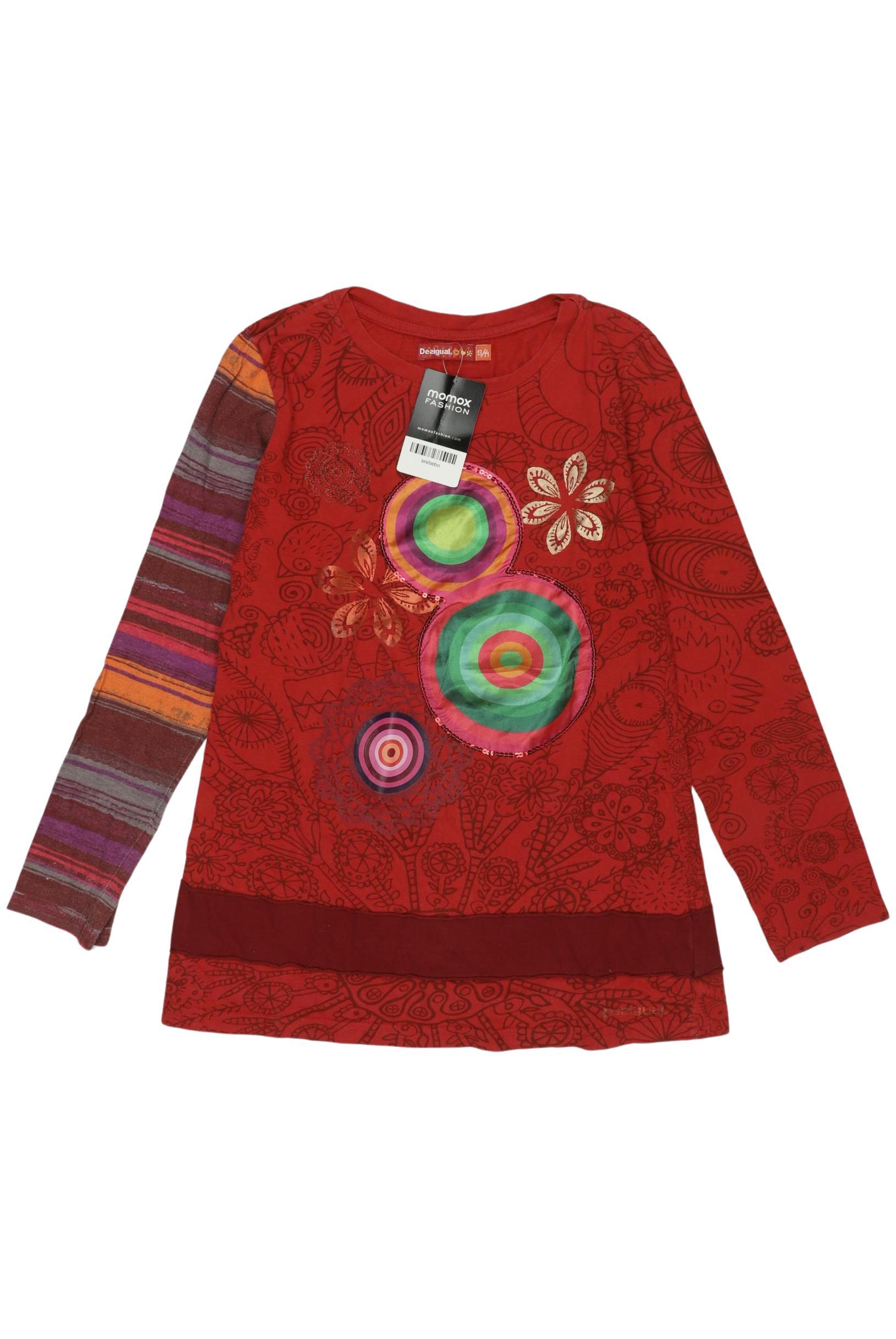 

Desigual Damen Langarmshirt, rot, Gr. 164