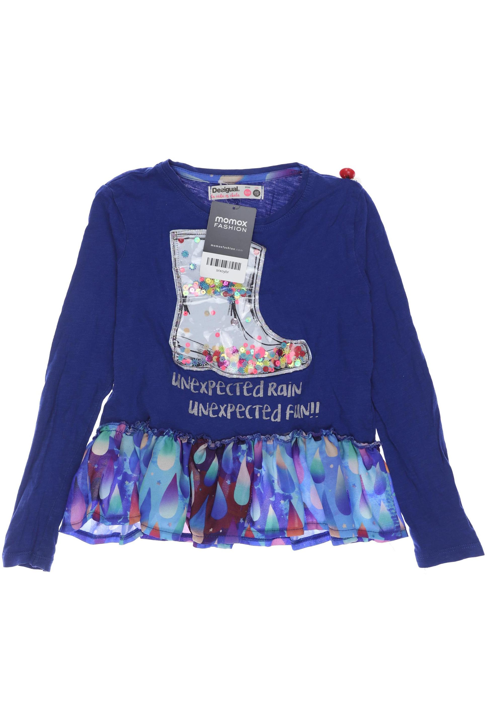 

Desigual Mädchen Langarmshirt, marineblau