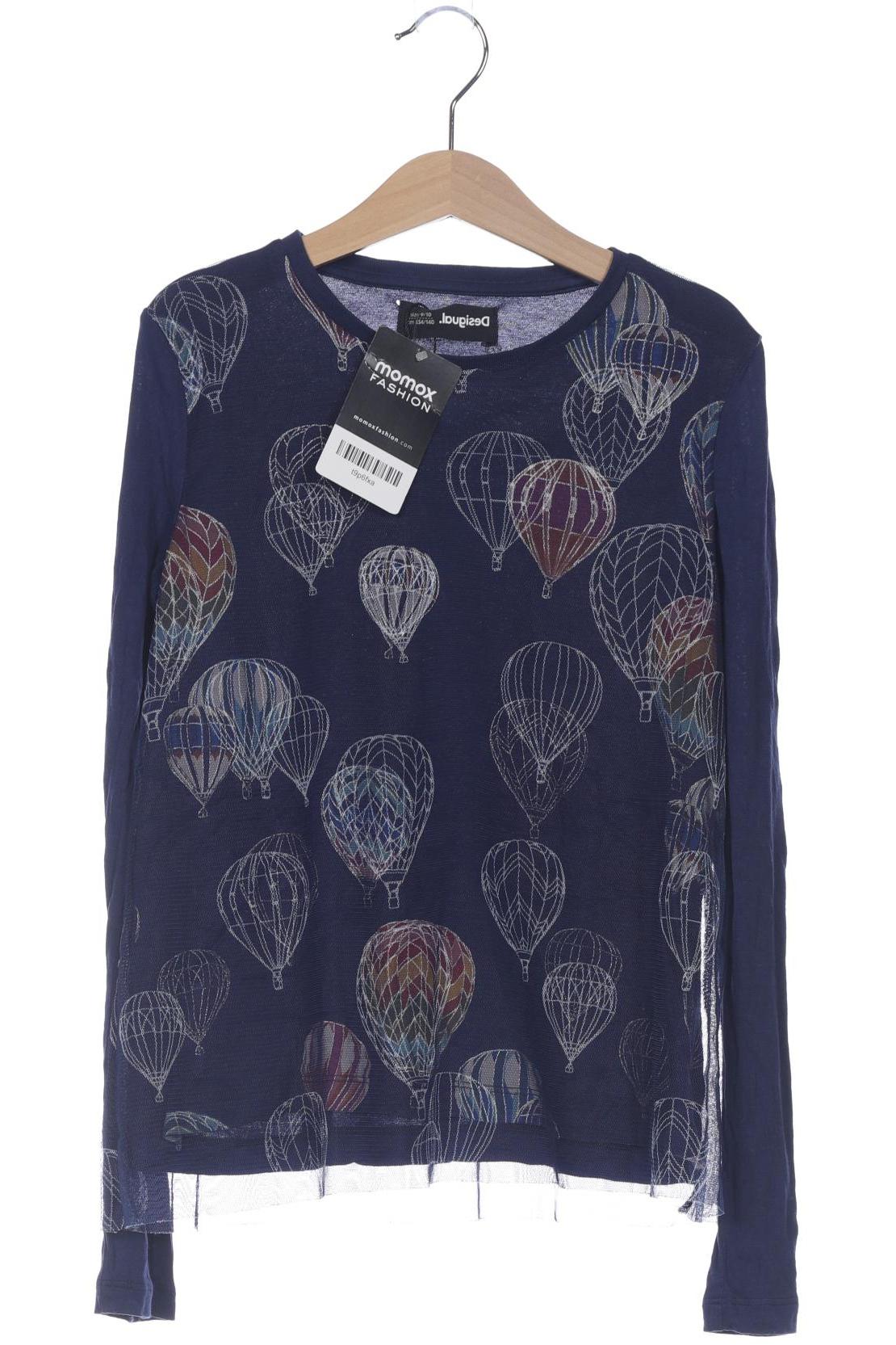 

Desigual Mädchen Langarmshirt, marineblau