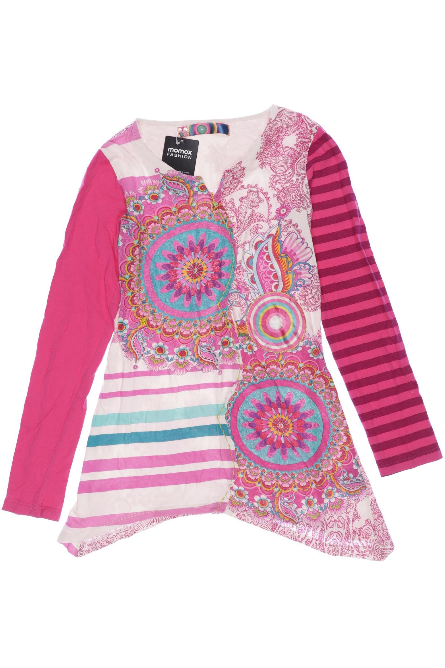 

Desigual Damen Langarmshirt, pink, Gr. 152