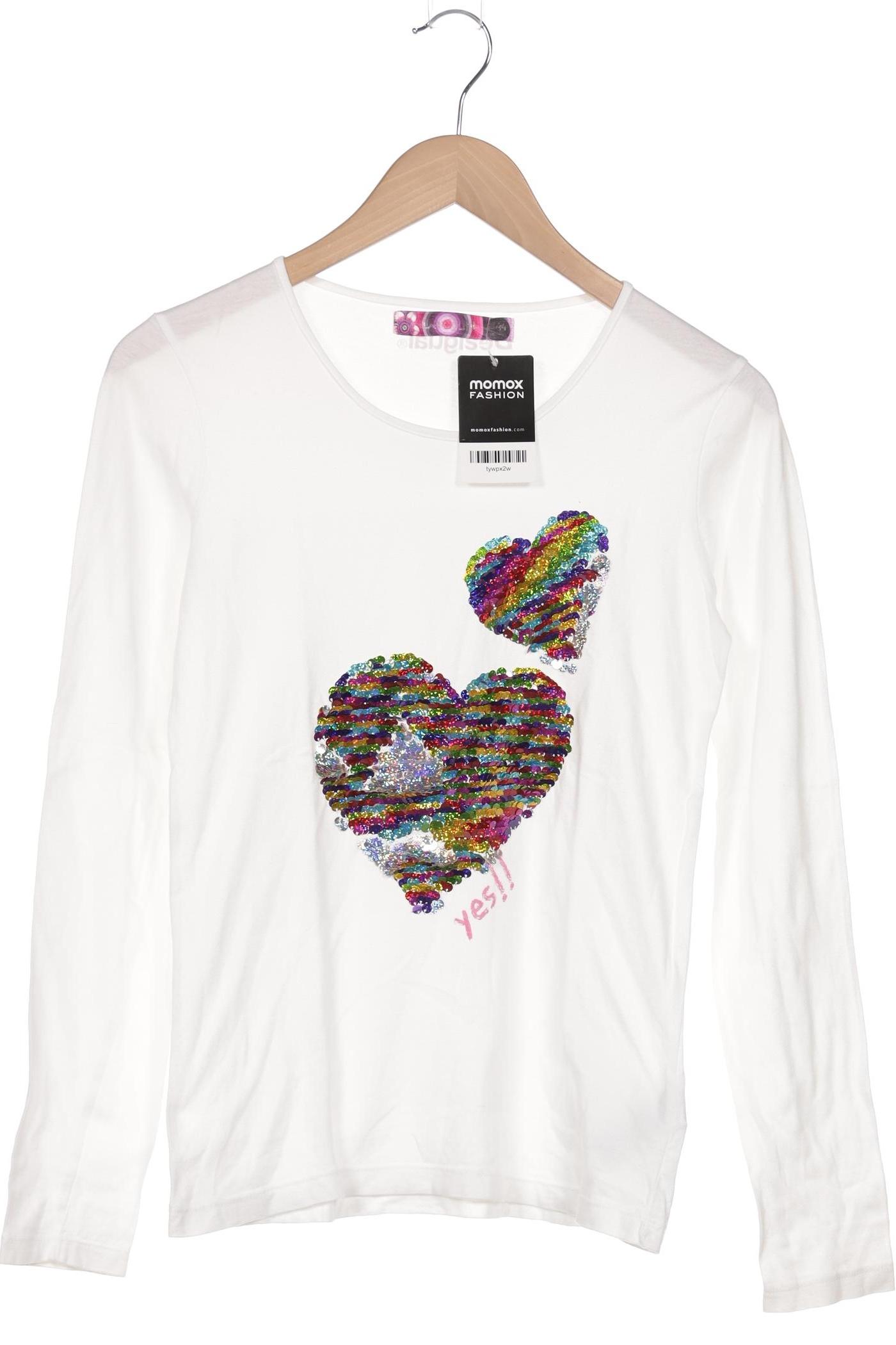 

Desigual Damen Langarmshirt, weiß, Gr. 164