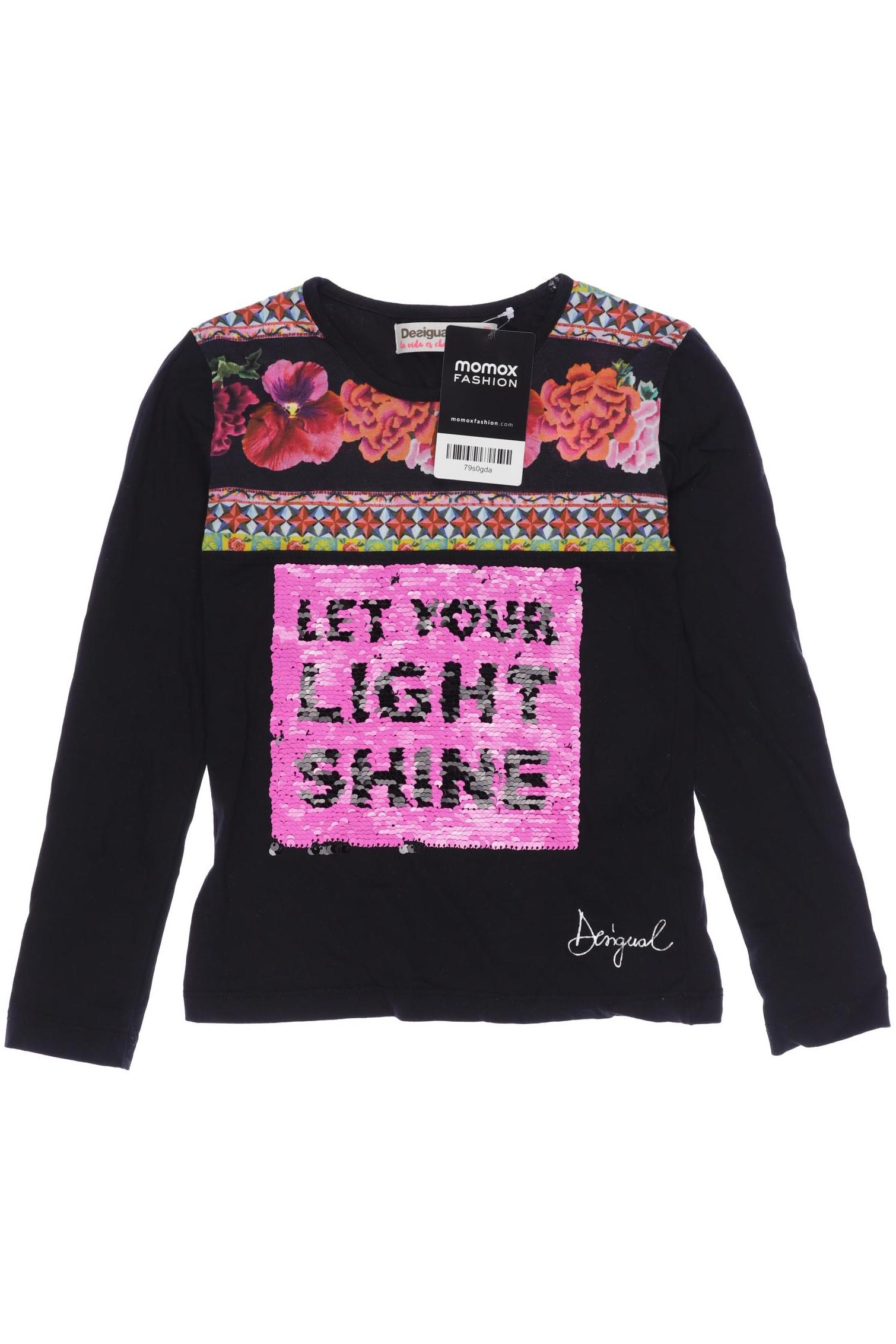 

Desigual Damen Langarmshirt, schwarz, Gr. 110
