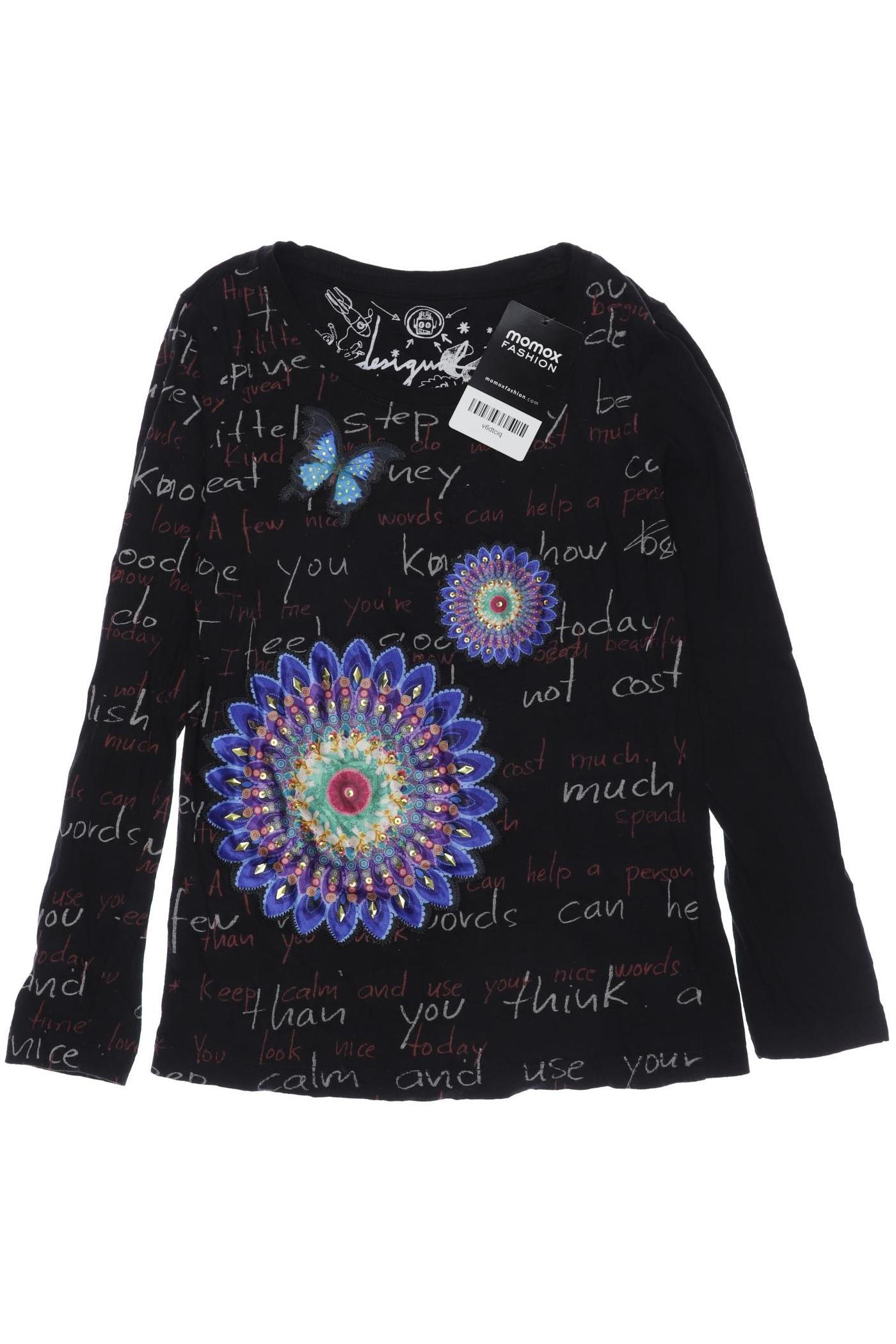 

Desigual Damen Langarmshirt, schwarz, Gr. 140