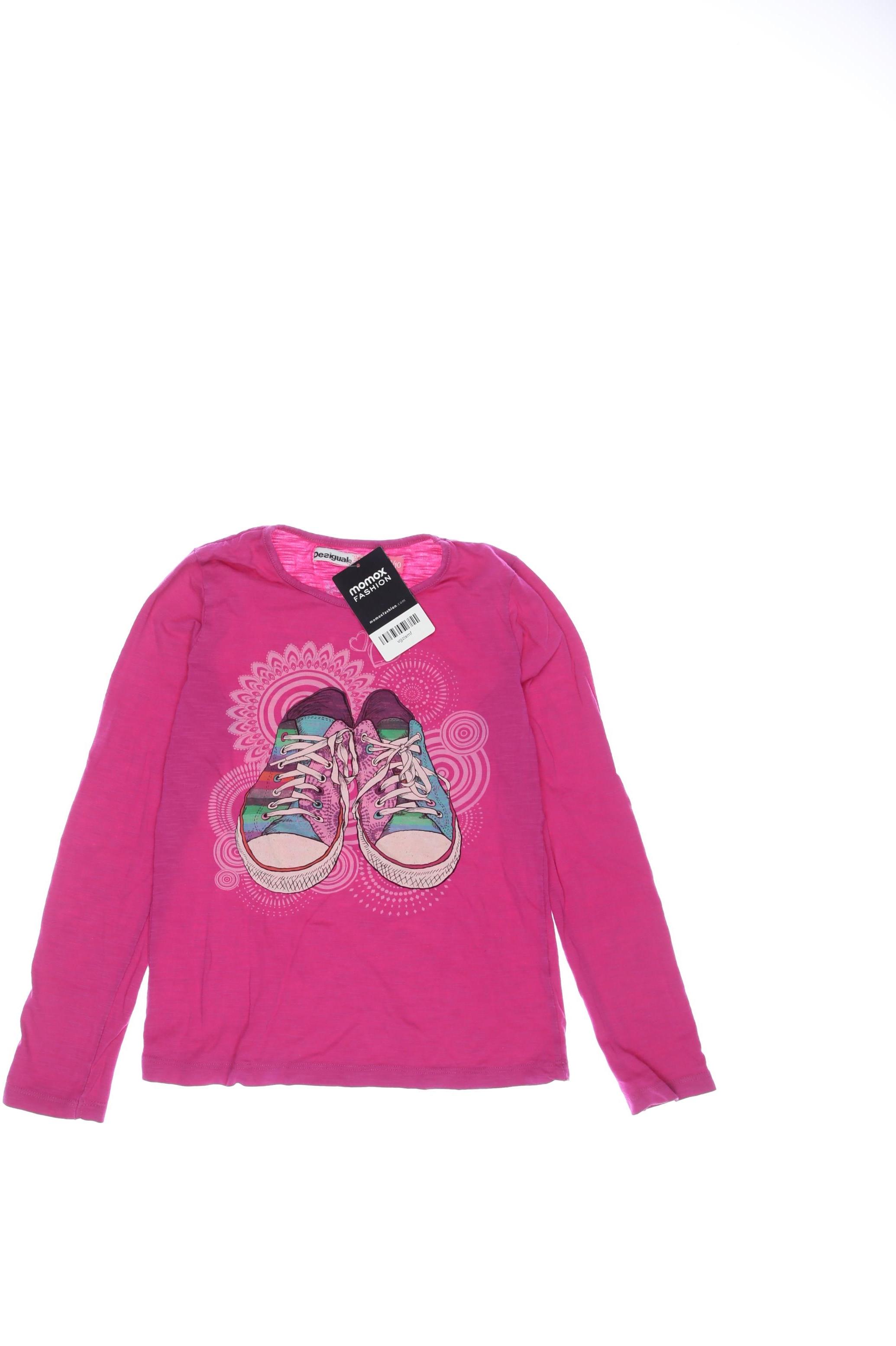 

Desigual Damen Langarmshirt, pink, Gr. 140