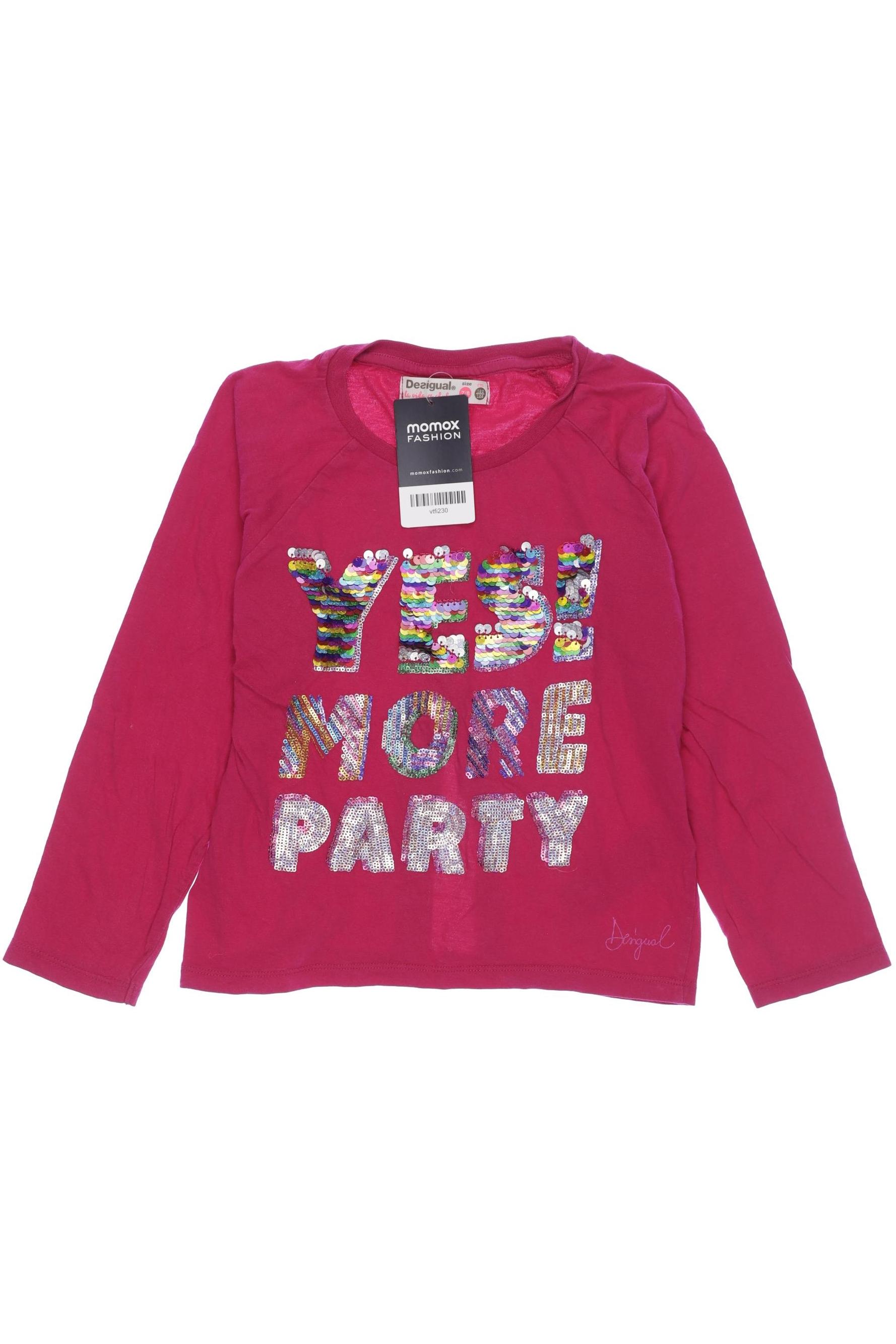 

Desigual Damen Langarmshirt, pink, Gr. 122/128