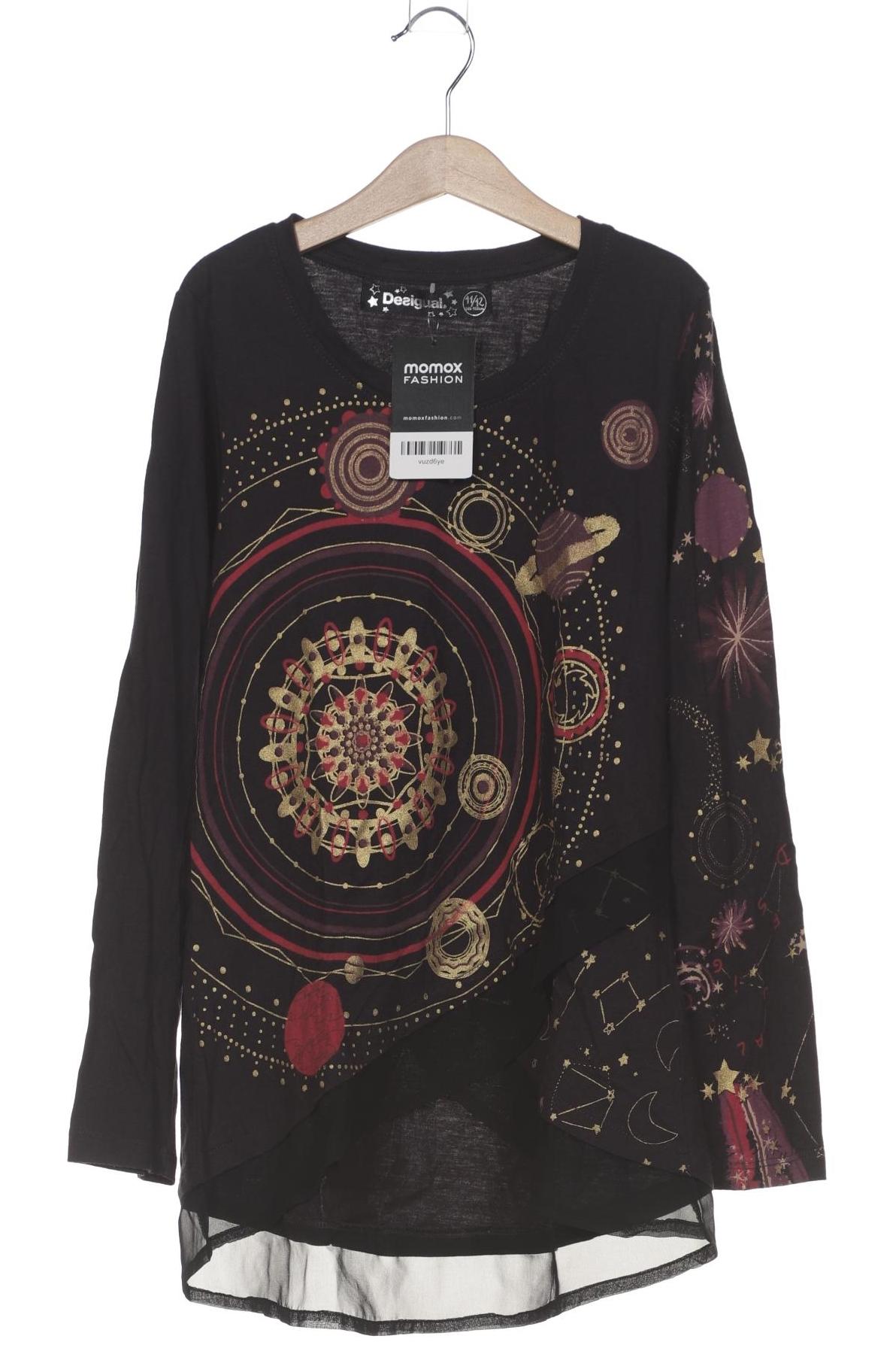 

Desigual Damen Langarmshirt, schwarz, Gr. 146/152