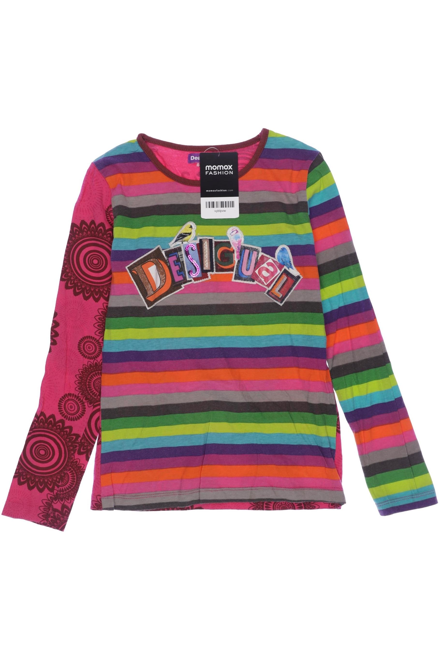 

Desigual Damen Langarmshirt, pink, Gr. 140