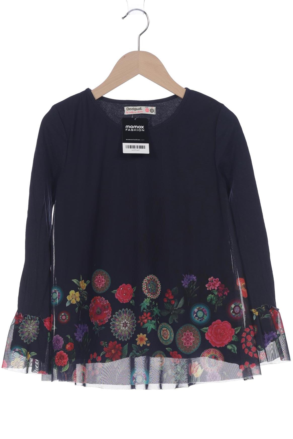 

Desigual Damen Langarmshirt, marineblau, Gr. 134