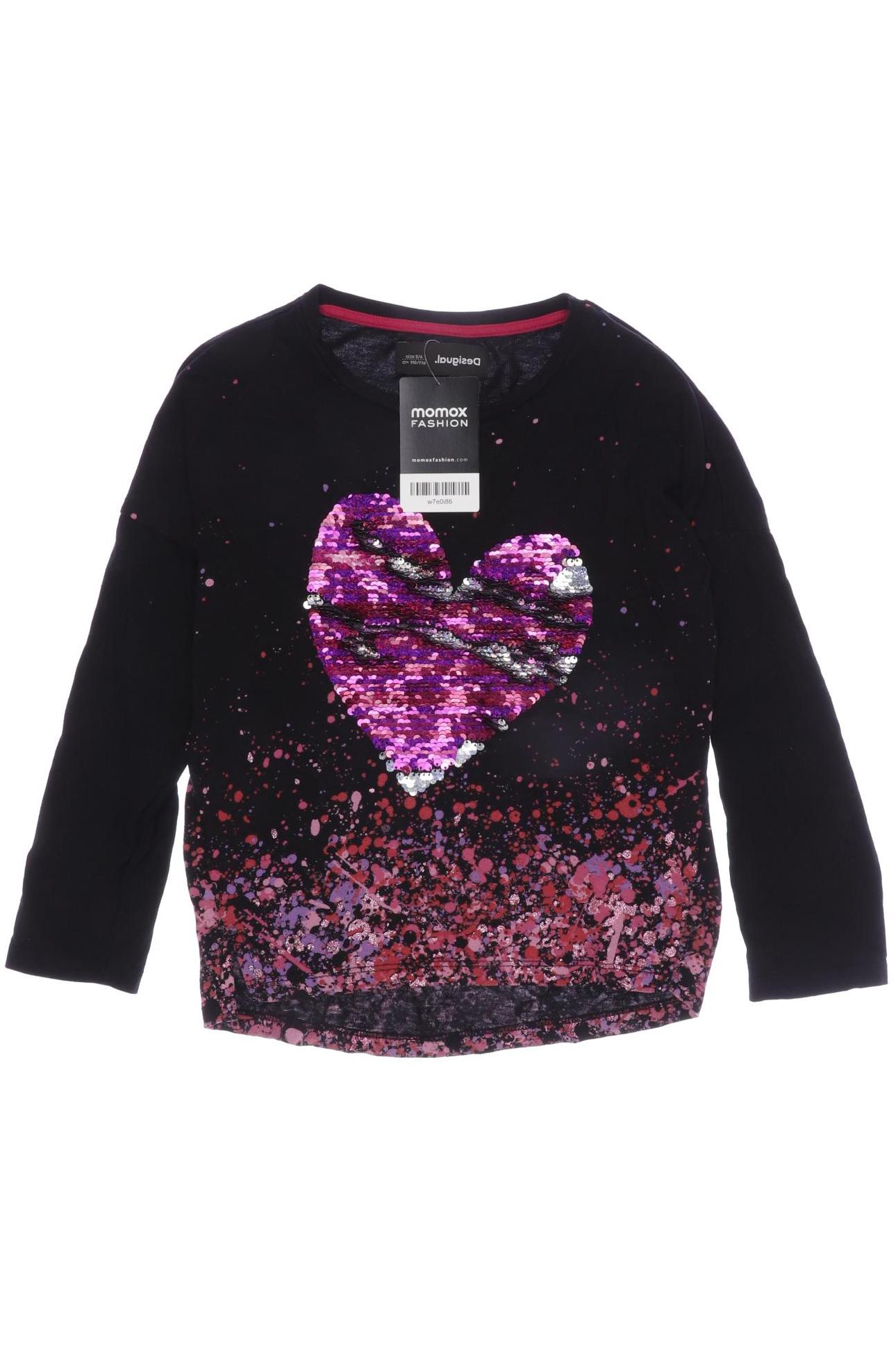 

Desigual Mädchen Langarmshirt, schwarz