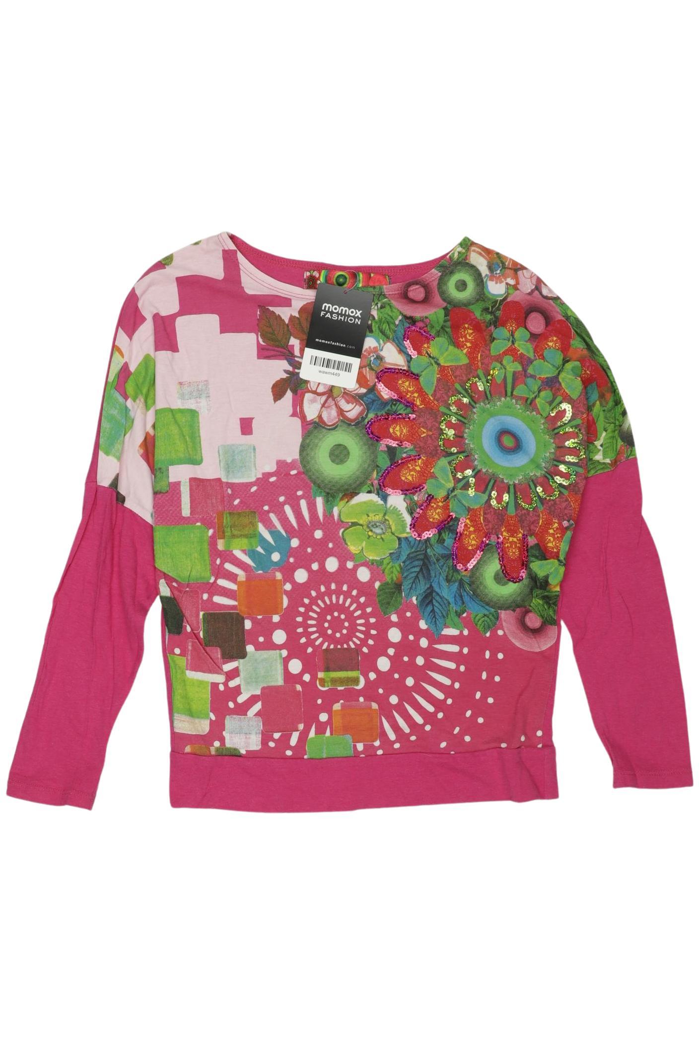 

Desigual Damen Langarmshirt, pink, Gr. 134/140