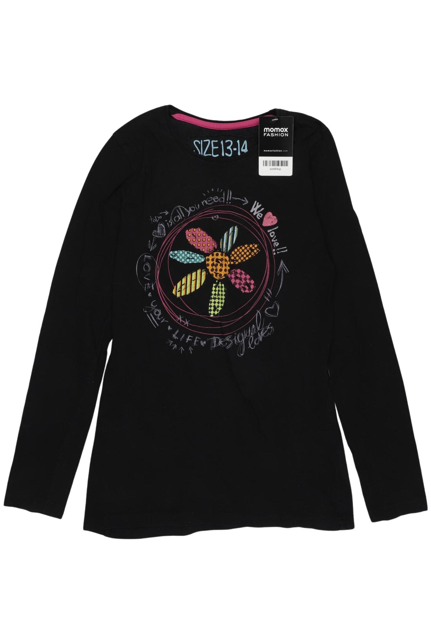 

Desigual Damen Langarmshirt, schwarz, Gr. 164