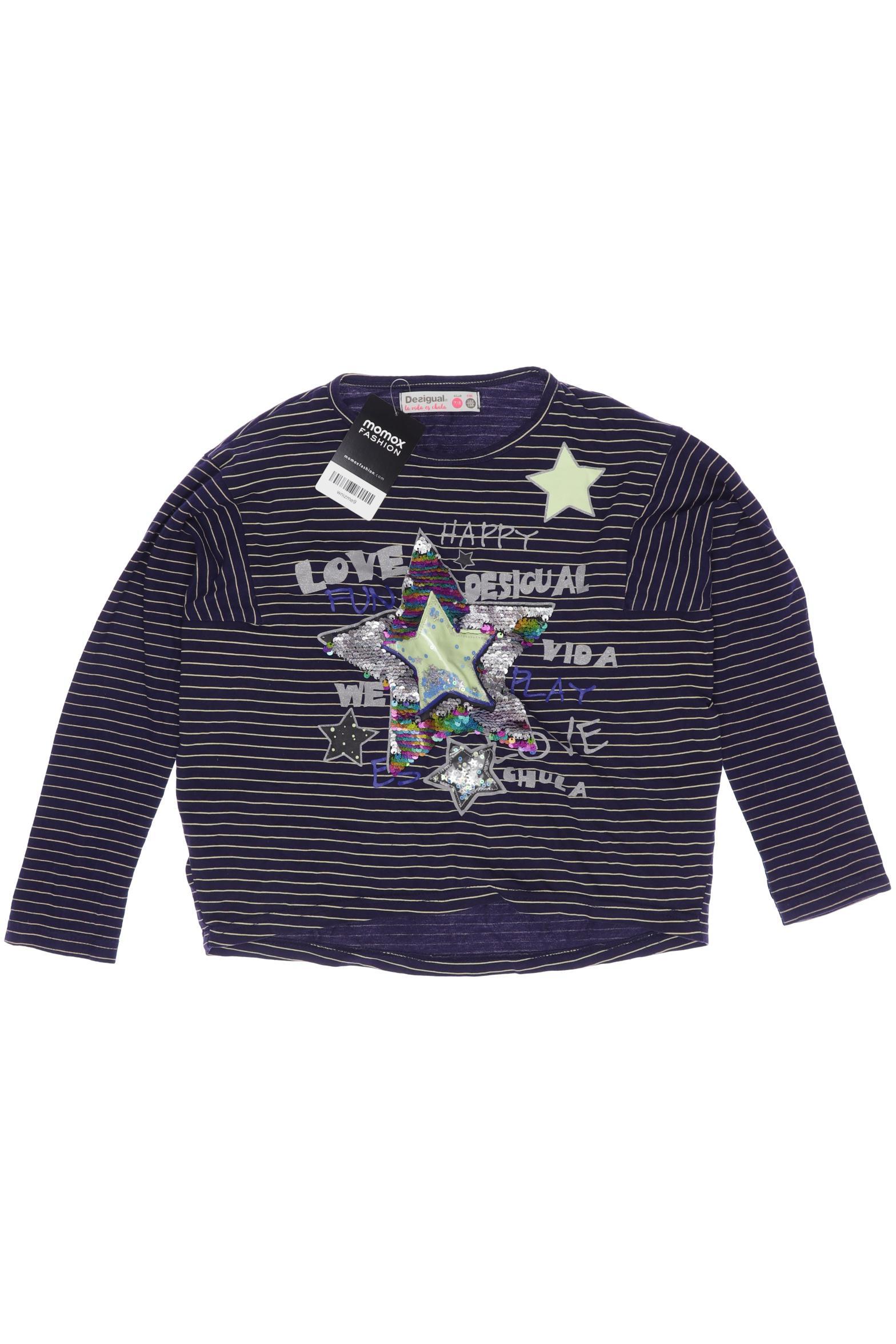 

Desigual Damen Langarmshirt, marineblau, Gr. 122