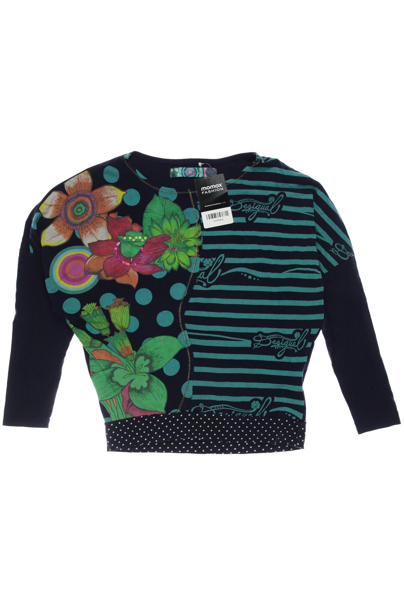 

Desigual Damen Langarmshirt, marineblau, Gr. 140