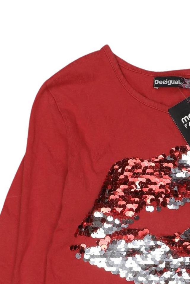 Thumbnail - Desigual Mädchen Langarmshirt, rot, Gr. 128