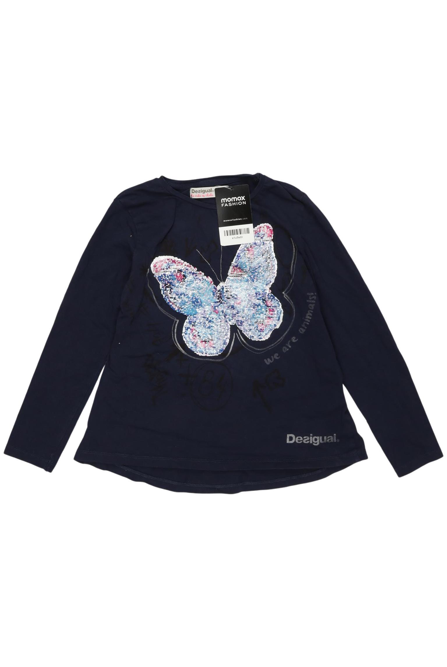 

Desigual Mädchen Langarmshirt, marineblau, Gr. 122/128