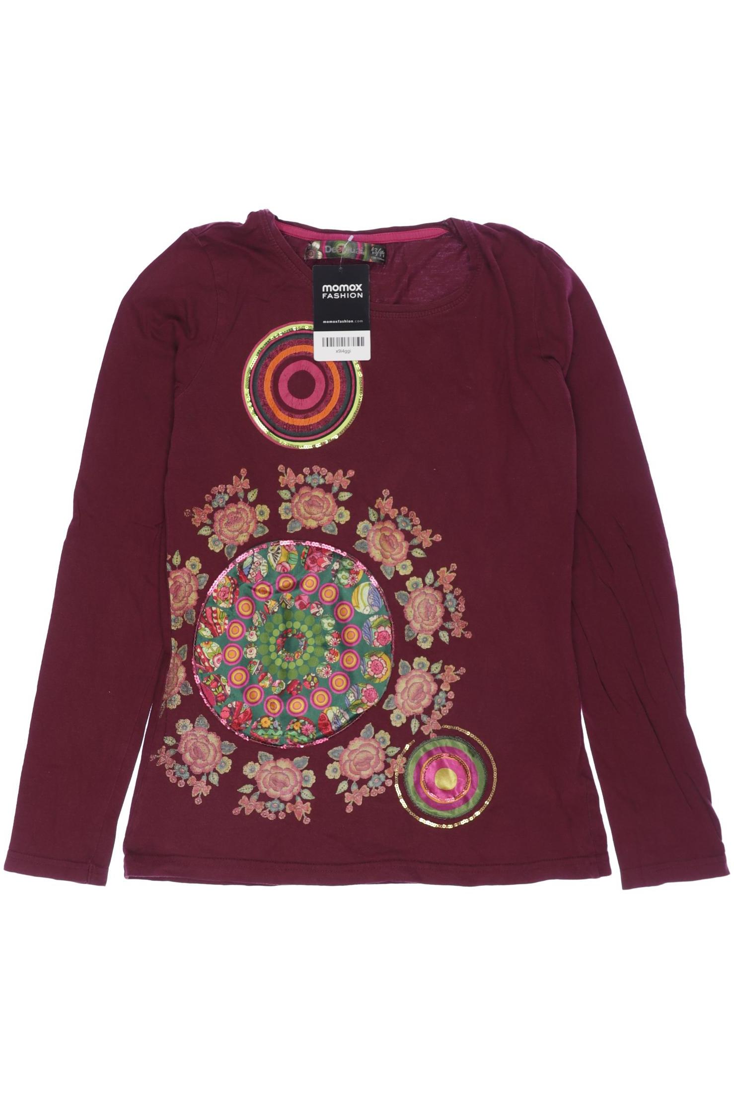 

Desigual Damen Langarmshirt, bordeaux, Gr. 164