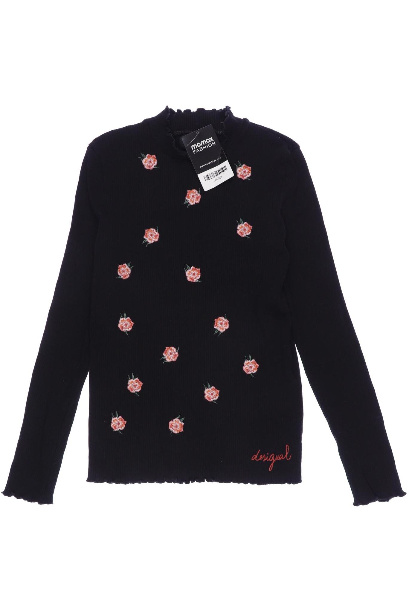 

Desigual Damen Langarmshirt, schwarz, Gr. 146