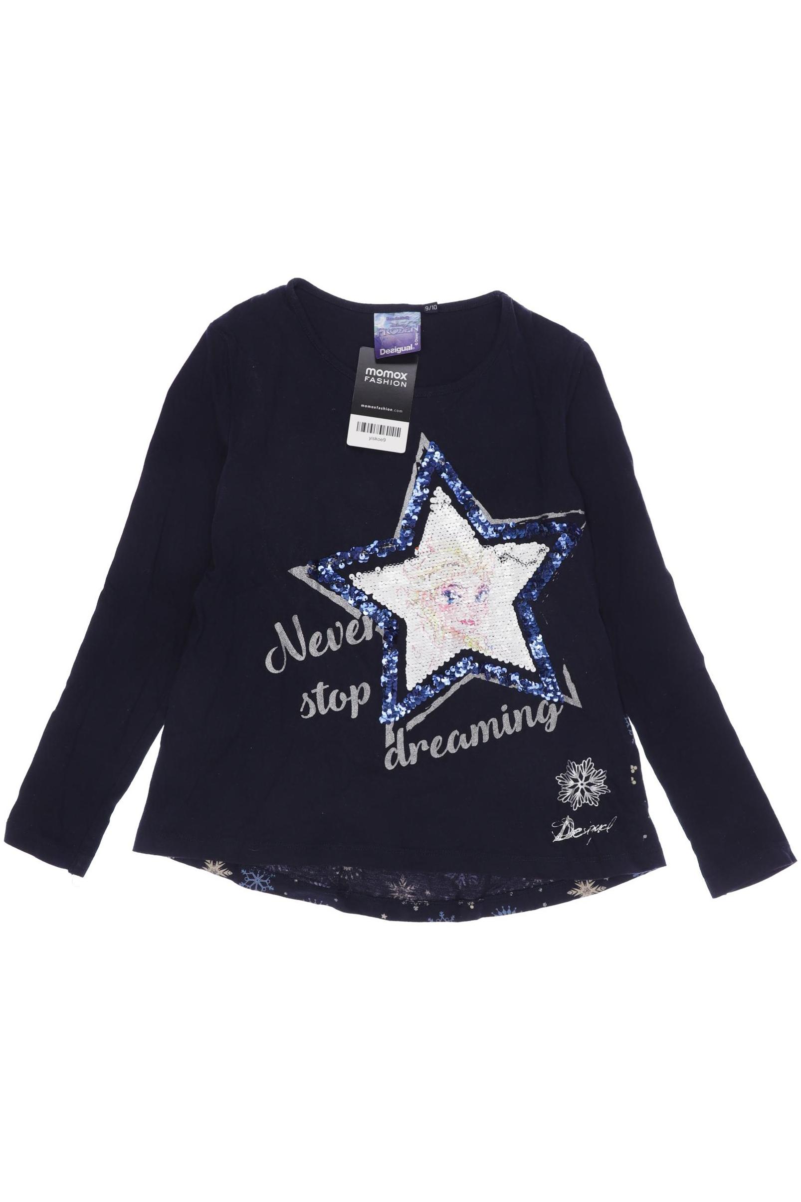 

Desigual Mädchen Langarmshirt, marineblau