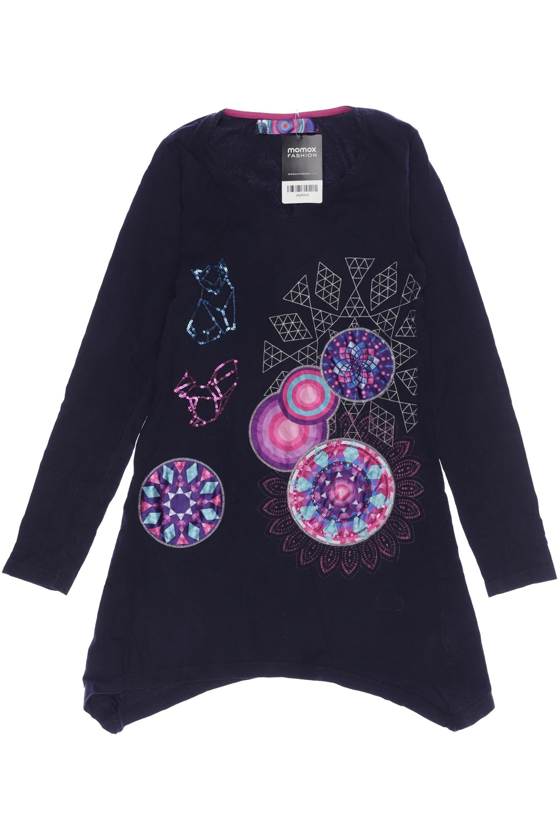 

Desigual Damen Langarmshirt, marineblau, Gr. 164
