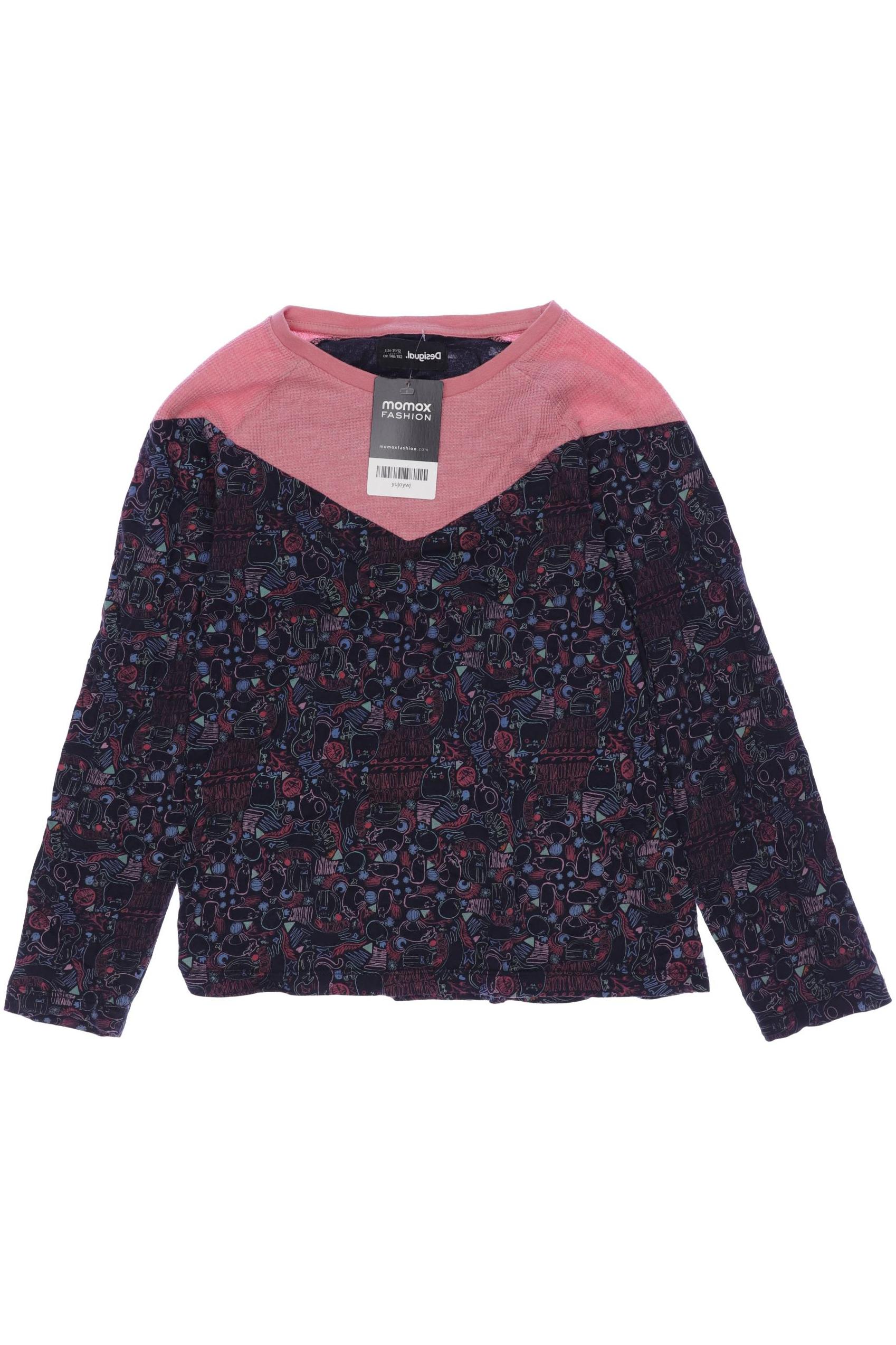 

Desigual Damen Langarmshirt, marineblau, Gr. 146