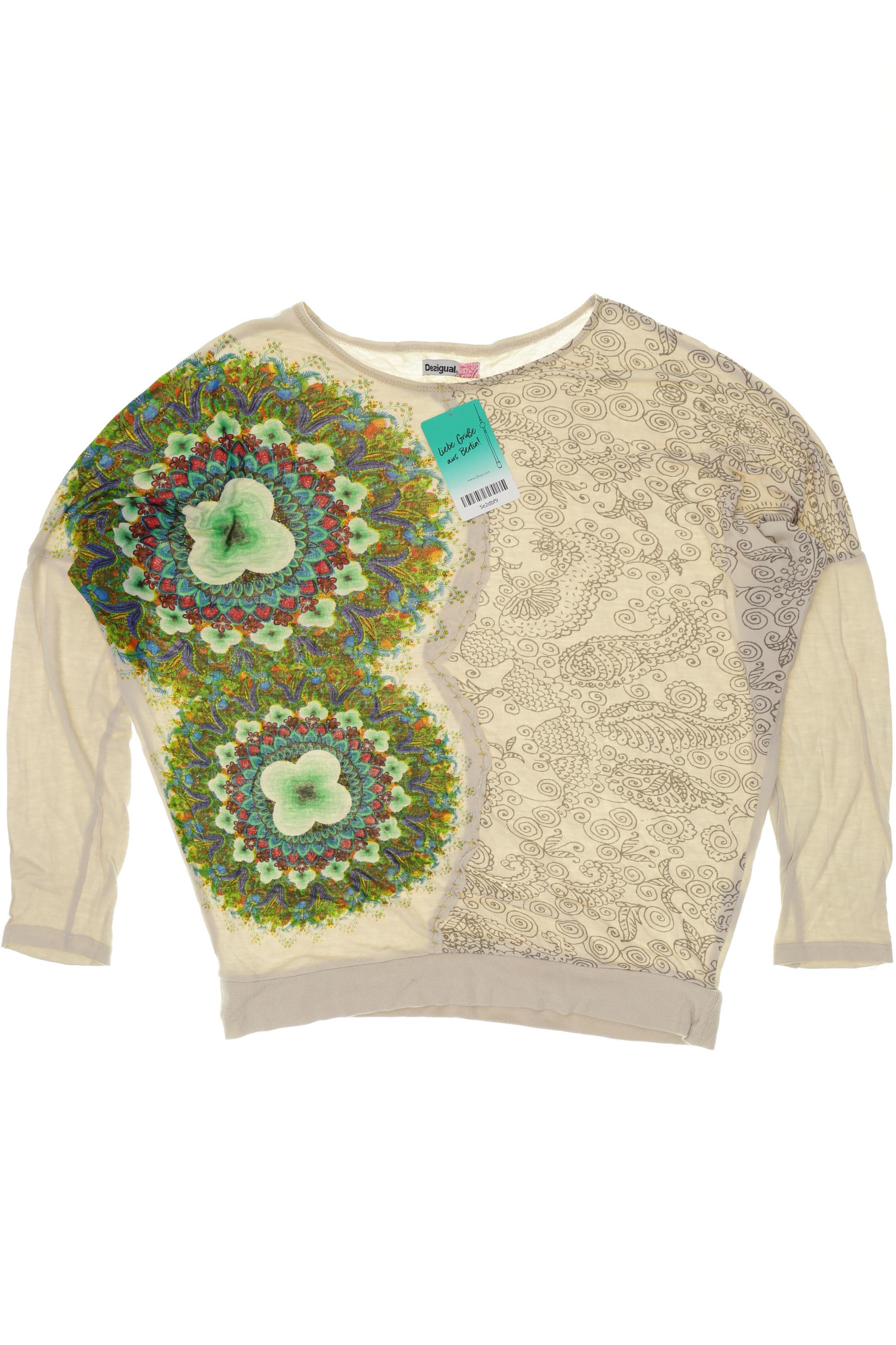 

Desigual Damen Langarmshirt, beige, Gr. 134