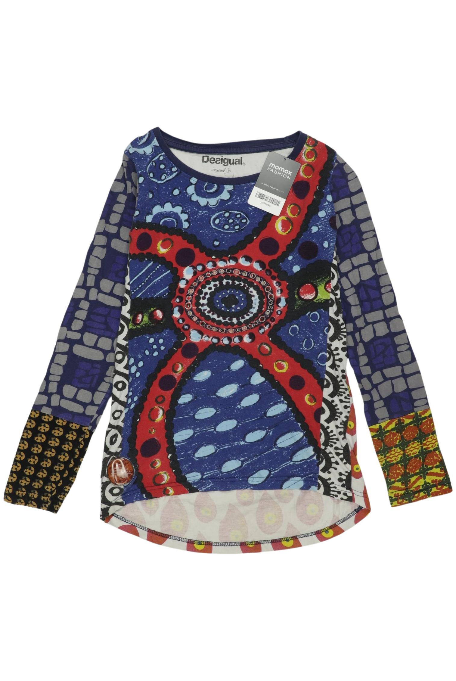 

Desigual Damen Langarmshirt, blau, Gr. 152