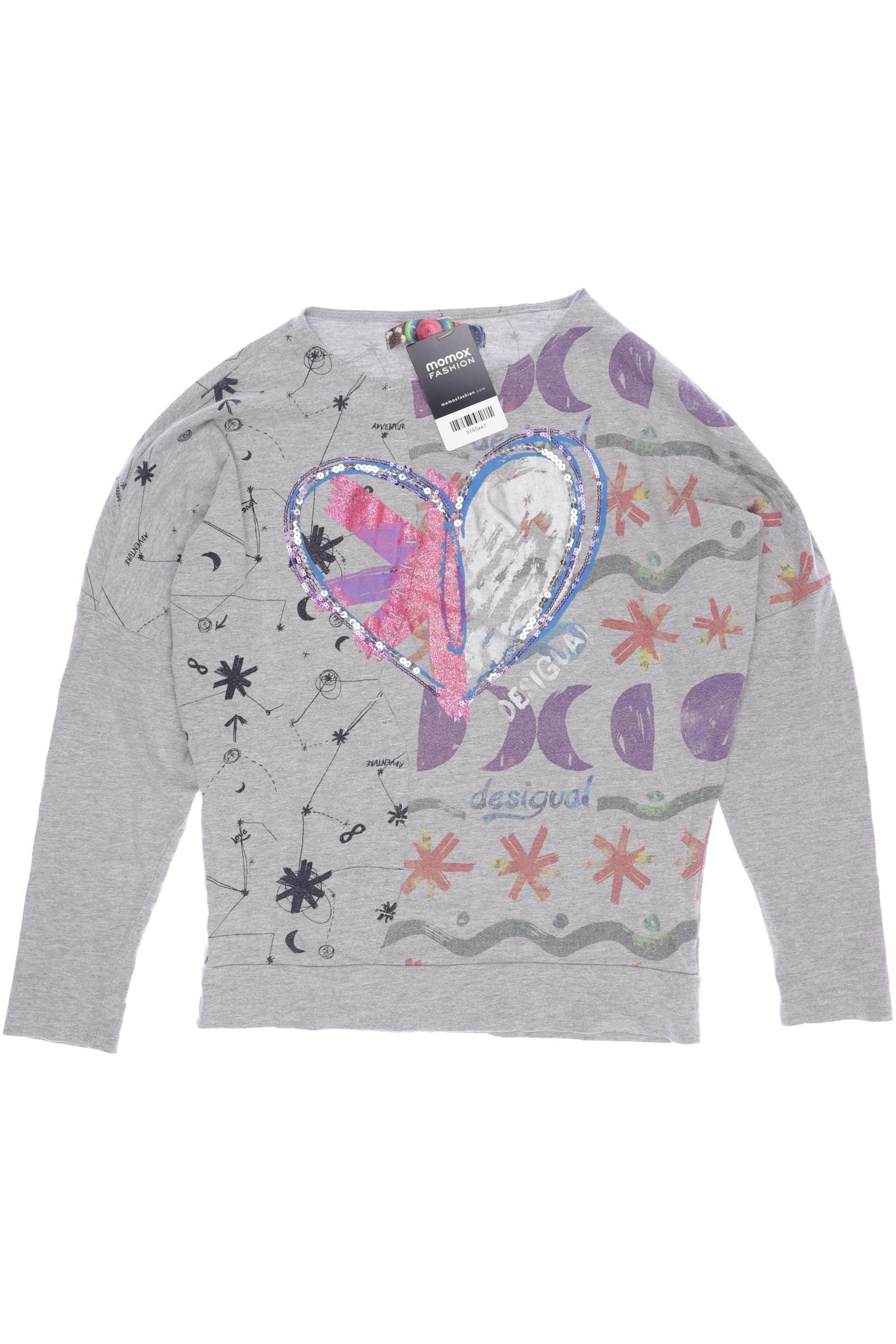 

Desigual Damen Langarmshirt, grau, Gr. 152