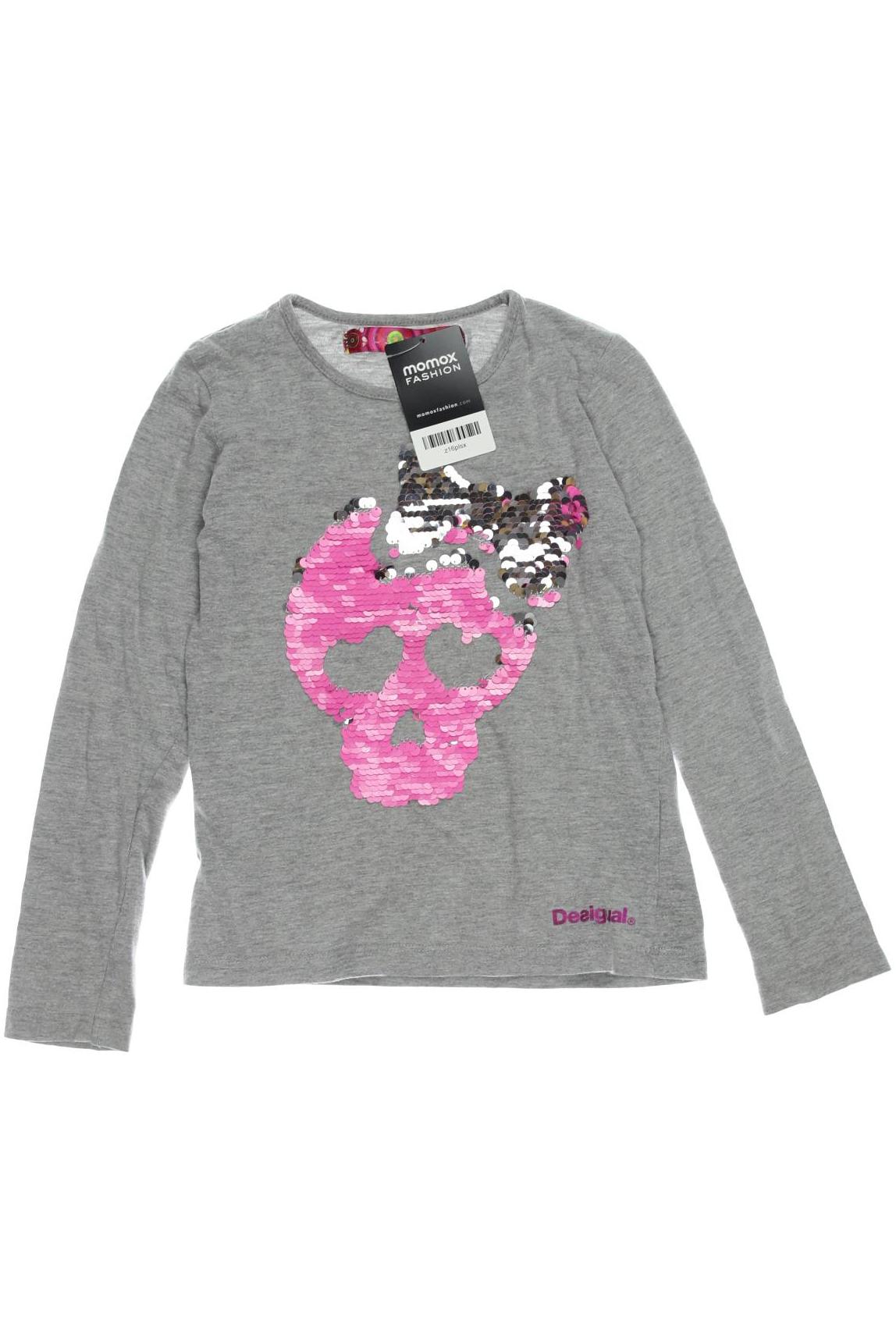 

Desigual Damen Langarmshirt, grau, Gr. 128