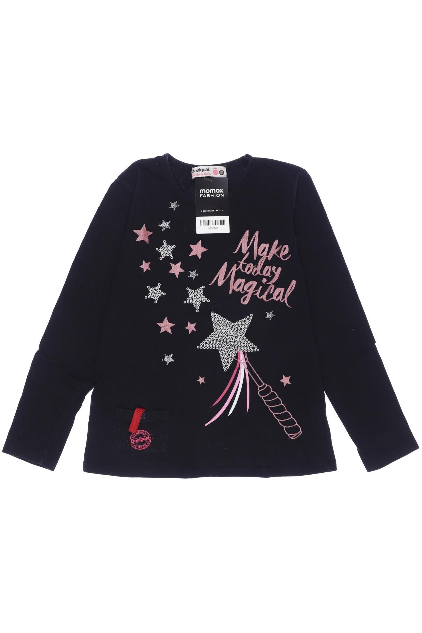 

Desigual Damen Langarmshirt, schwarz, Gr. 134