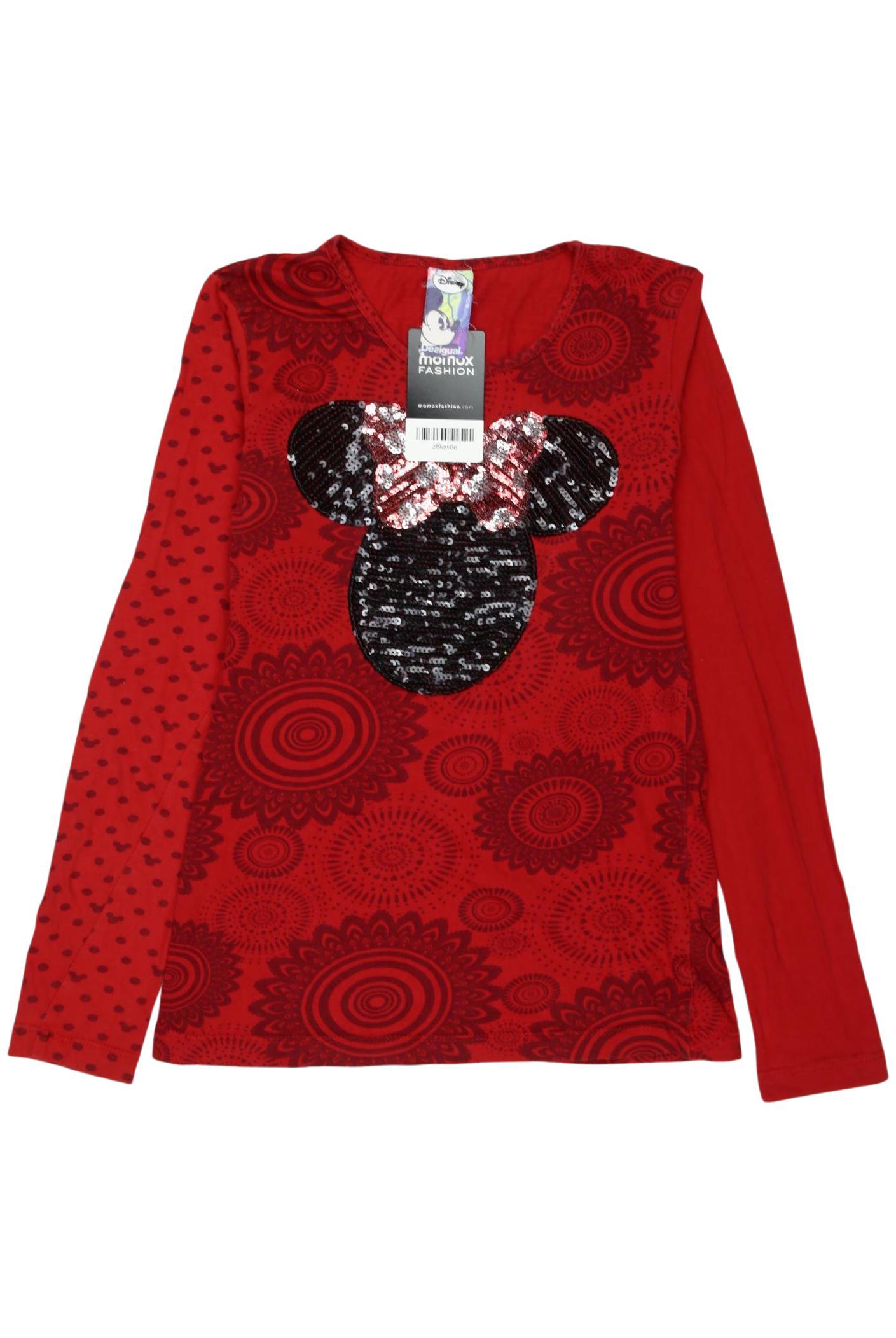 

Desigual Damen Langarmshirt, rot, Gr. 152