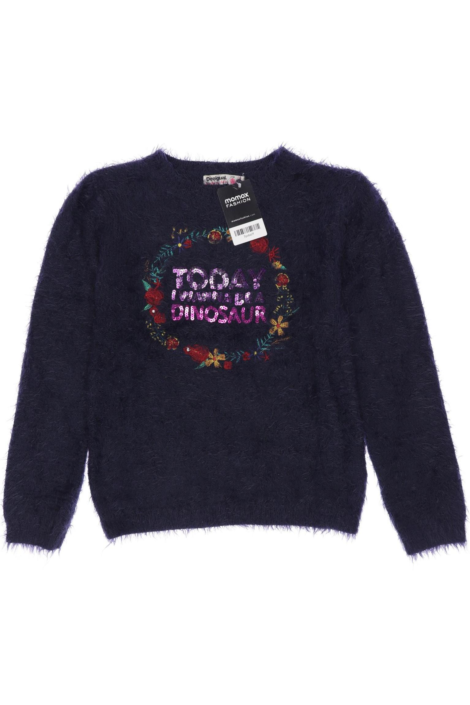 

Desigual Damen Pullover, marineblau, Gr. 146/152
