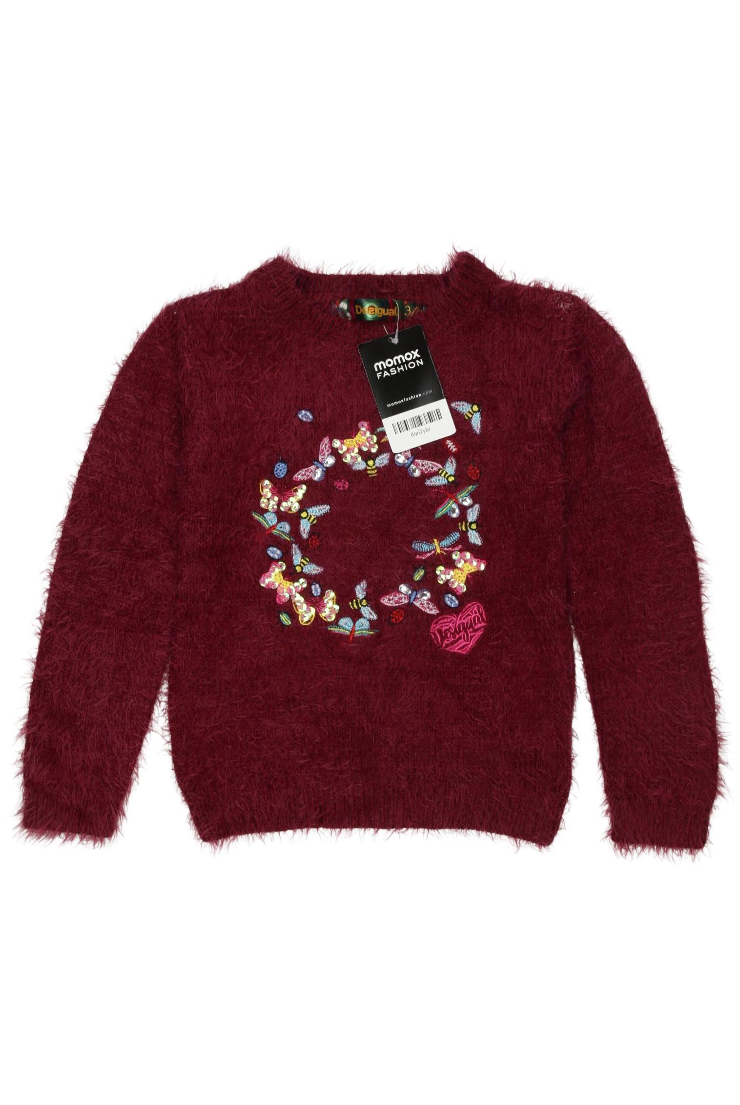 

Desigual Mädchen Pullover, bordeaux, Gr. 104