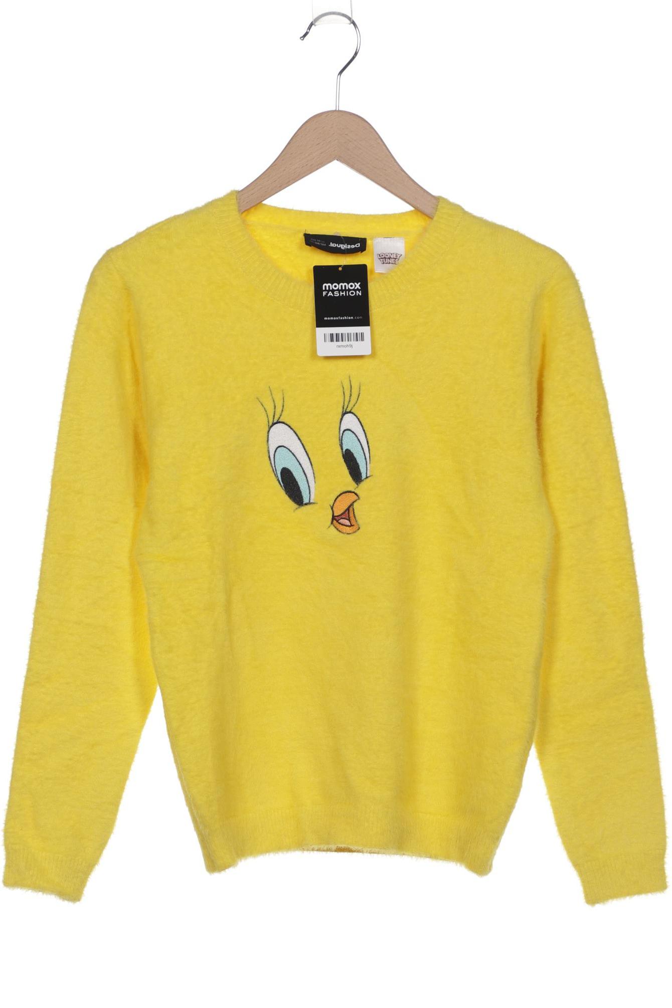 

Desigual Damen Pullover, gelb, Gr. 158/164