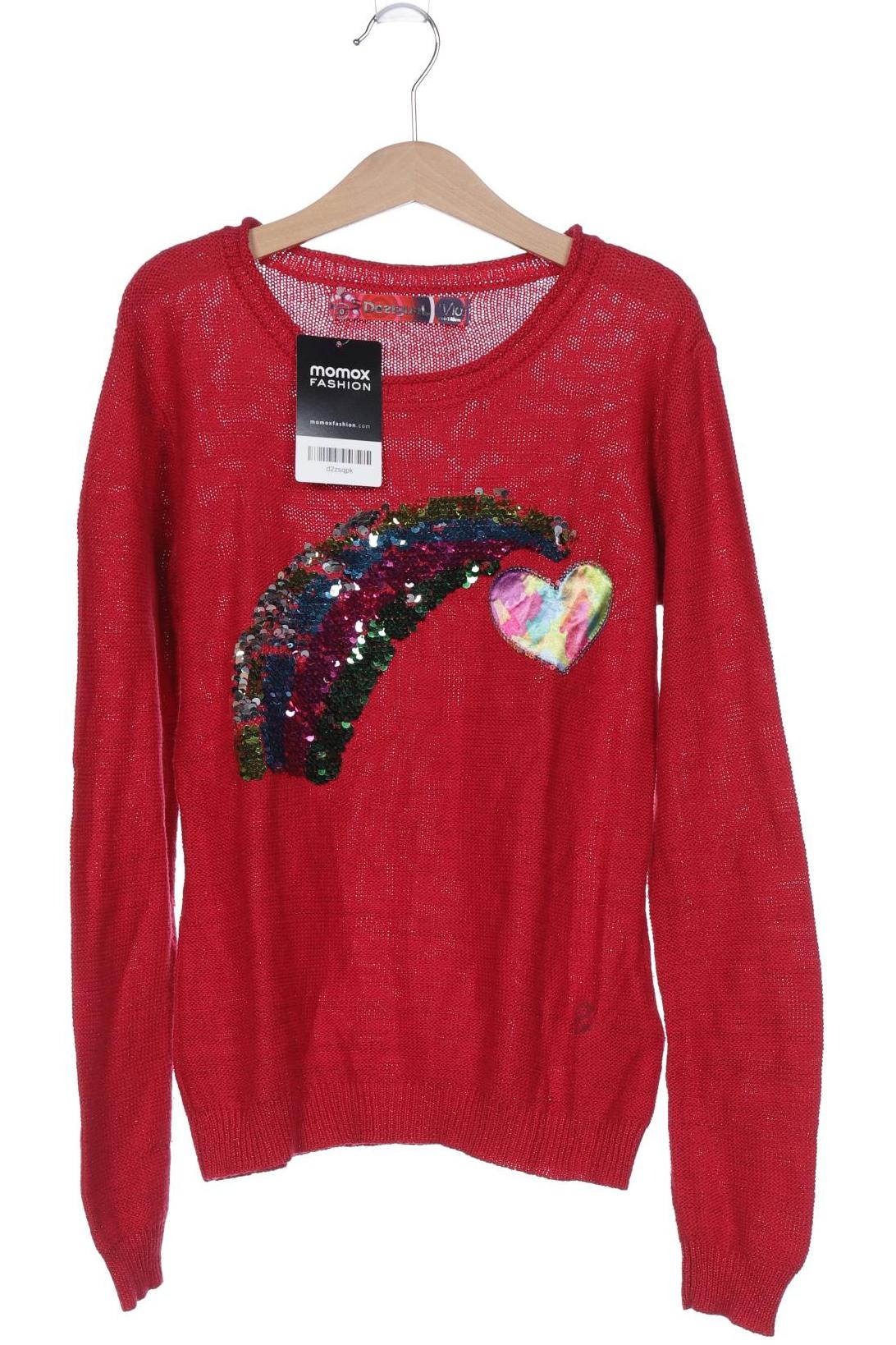 

Desigual Damen Pullover, rot, Gr. 134/140