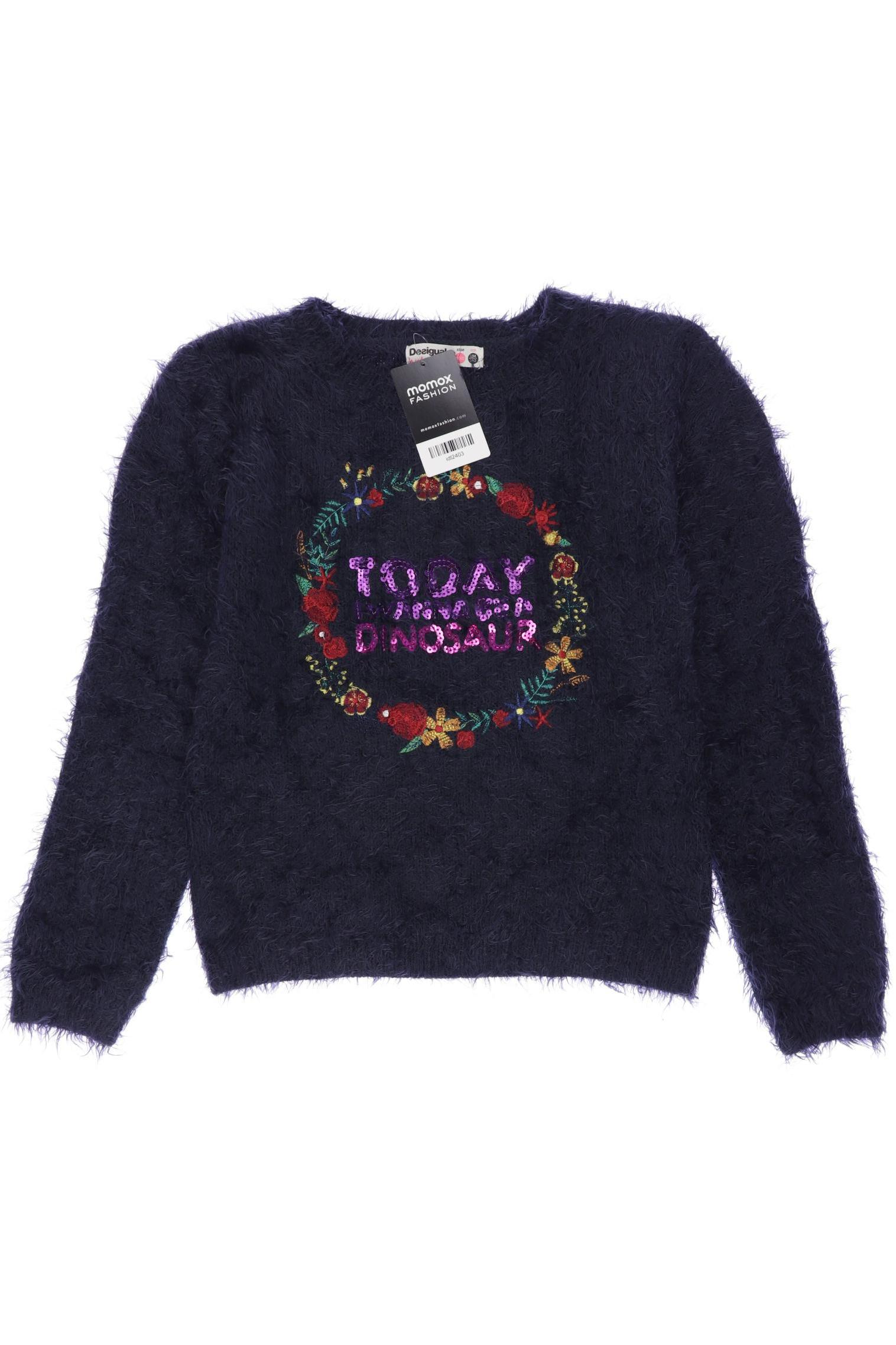 

Desigual Damen Pullover, marineblau, Gr. 134/140