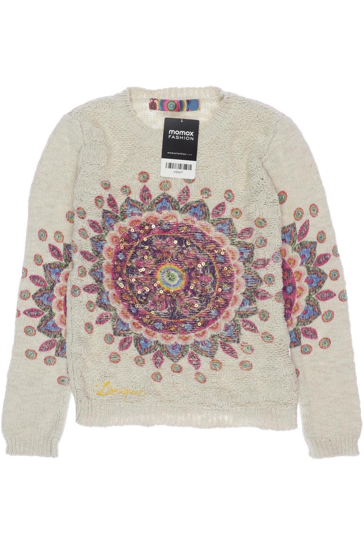 

Desigual Damen Pullover, cremeweiß, Gr. 140
