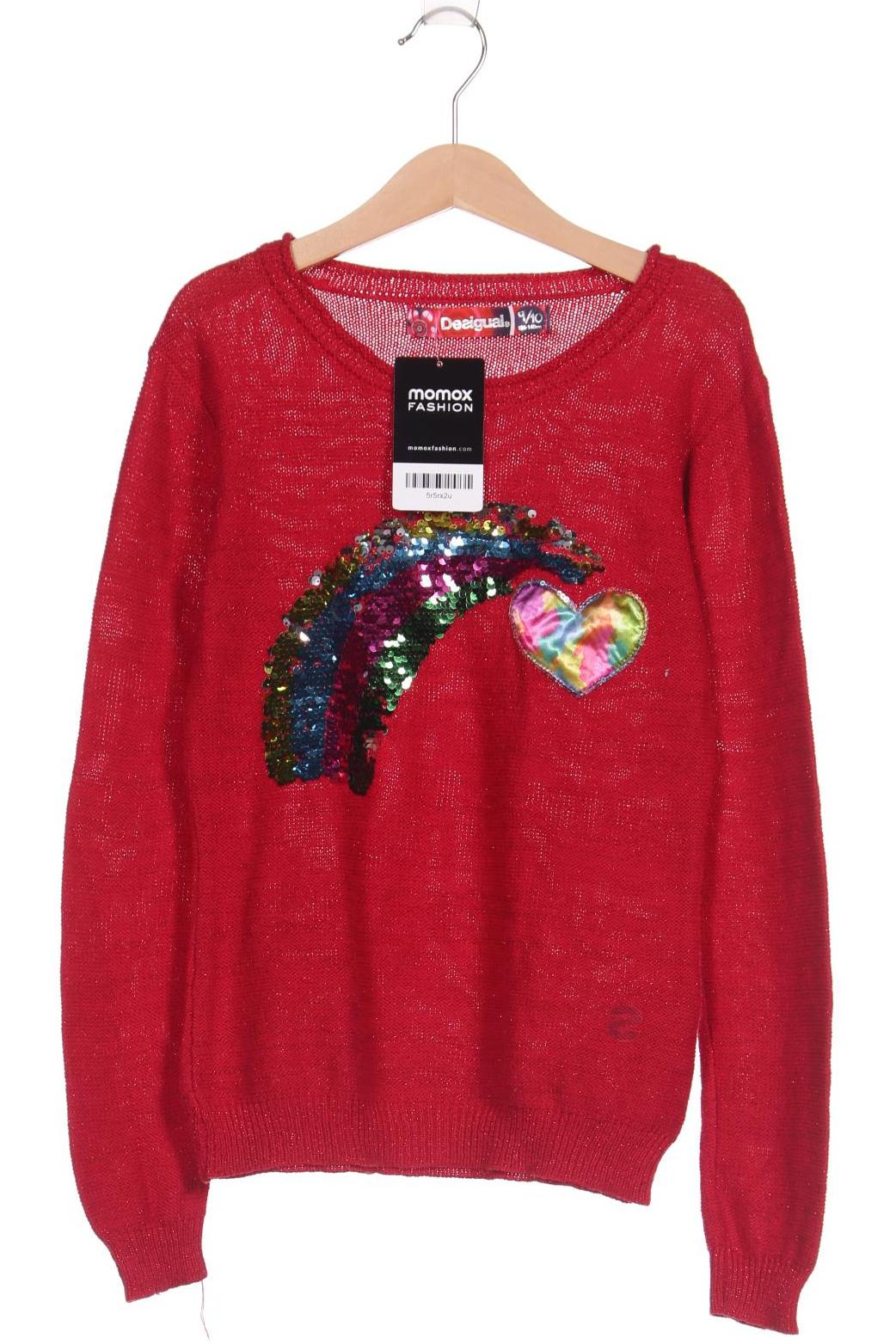 

Desigual Damen Pullover, rot, Gr. 140