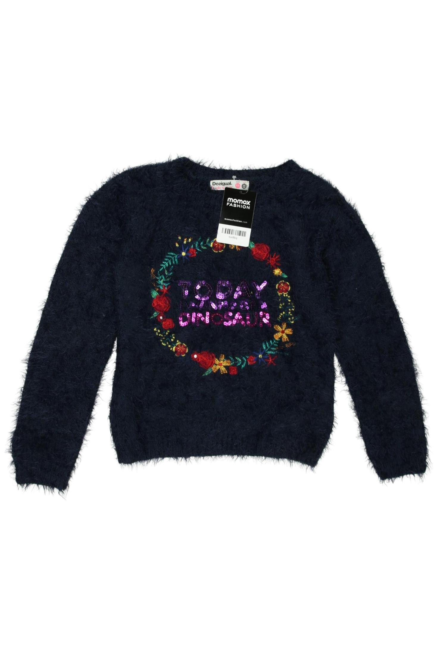 

Desigual Damen Pullover, marineblau, Gr. 122/128