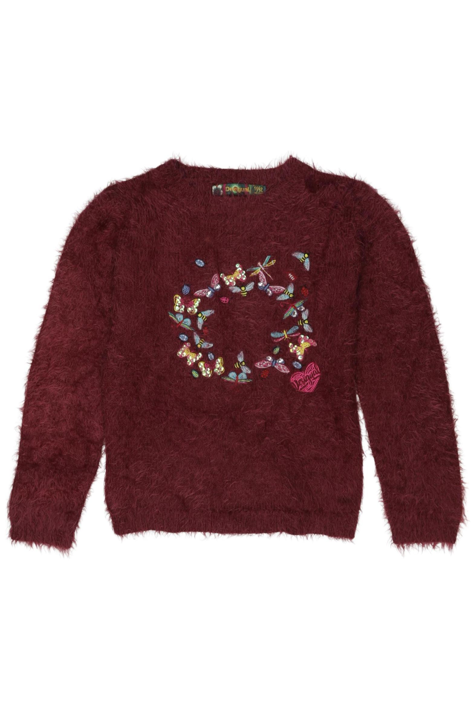 

Desigual Mädchen Pullover, bordeaux, Gr. 146/152